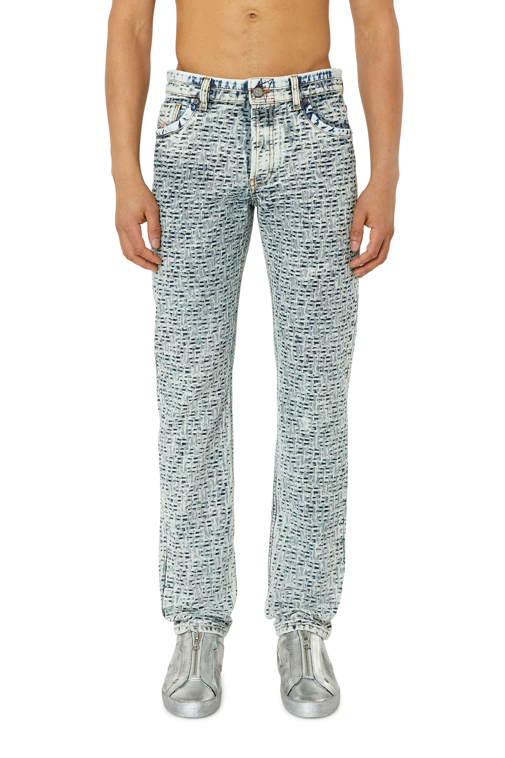 Diesel - Straight Jeans 1995 D-Sark 0EMAA, Male's Straight Jeans - 1995 D-Sark in Light Blue - 3