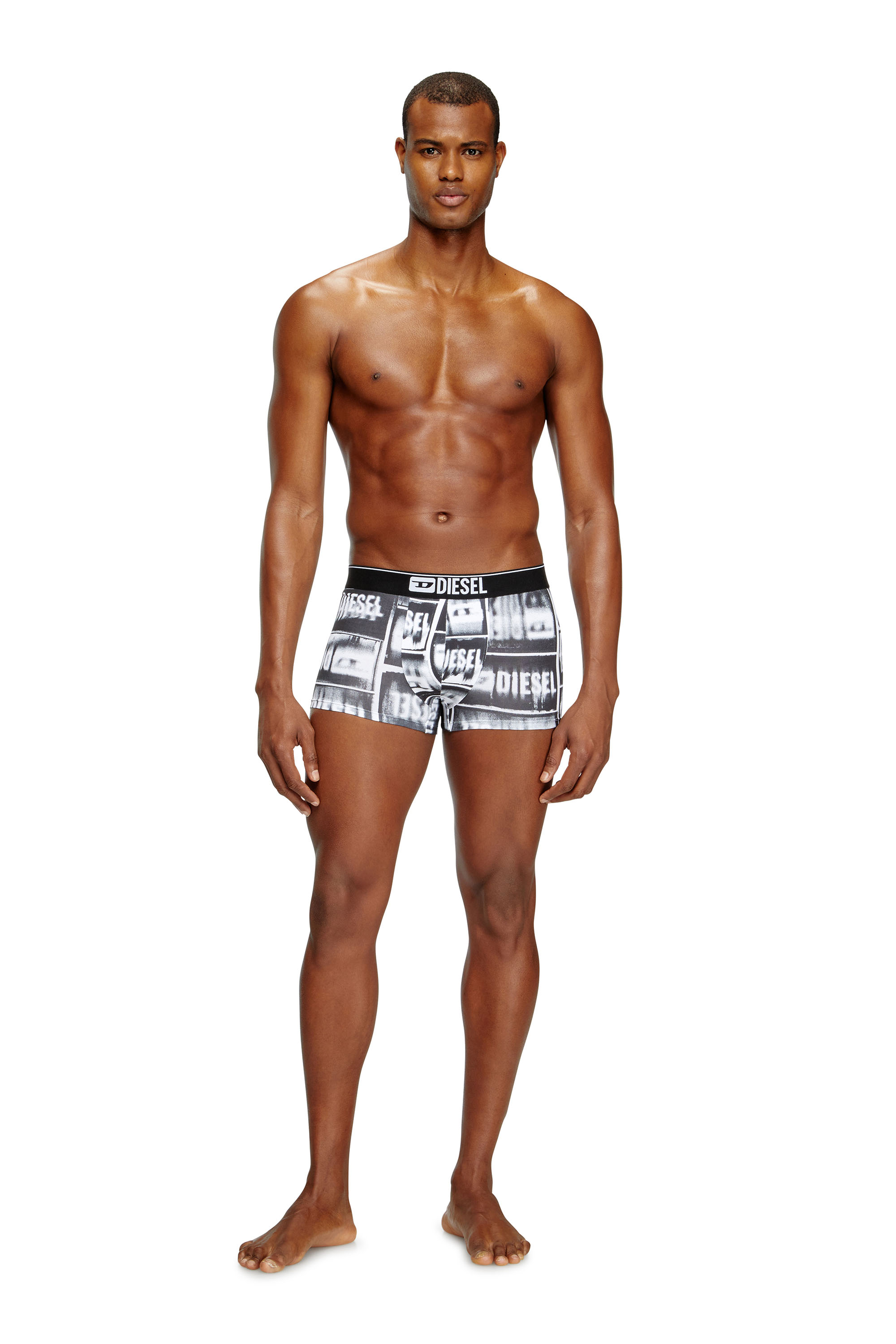 Diesel - DAMIEN-D-BOX-3PACK, Lot de 3 boxers en coton stretch Homme in Polychrome - 2