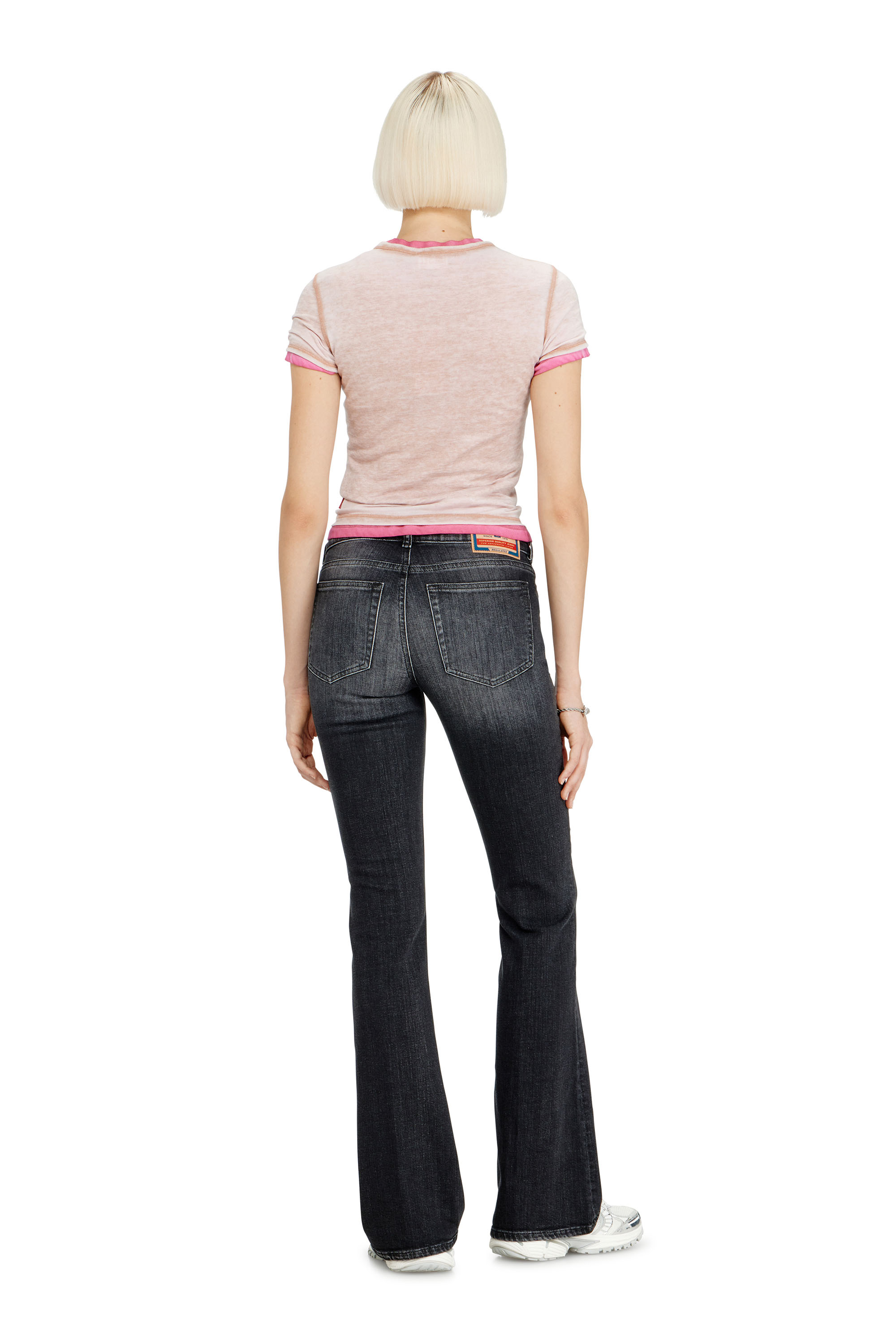 Diesel - Bootcut Jeans 1969 D-Ebbey 09L98 Mujer, Negro/Gris oscuro - 3