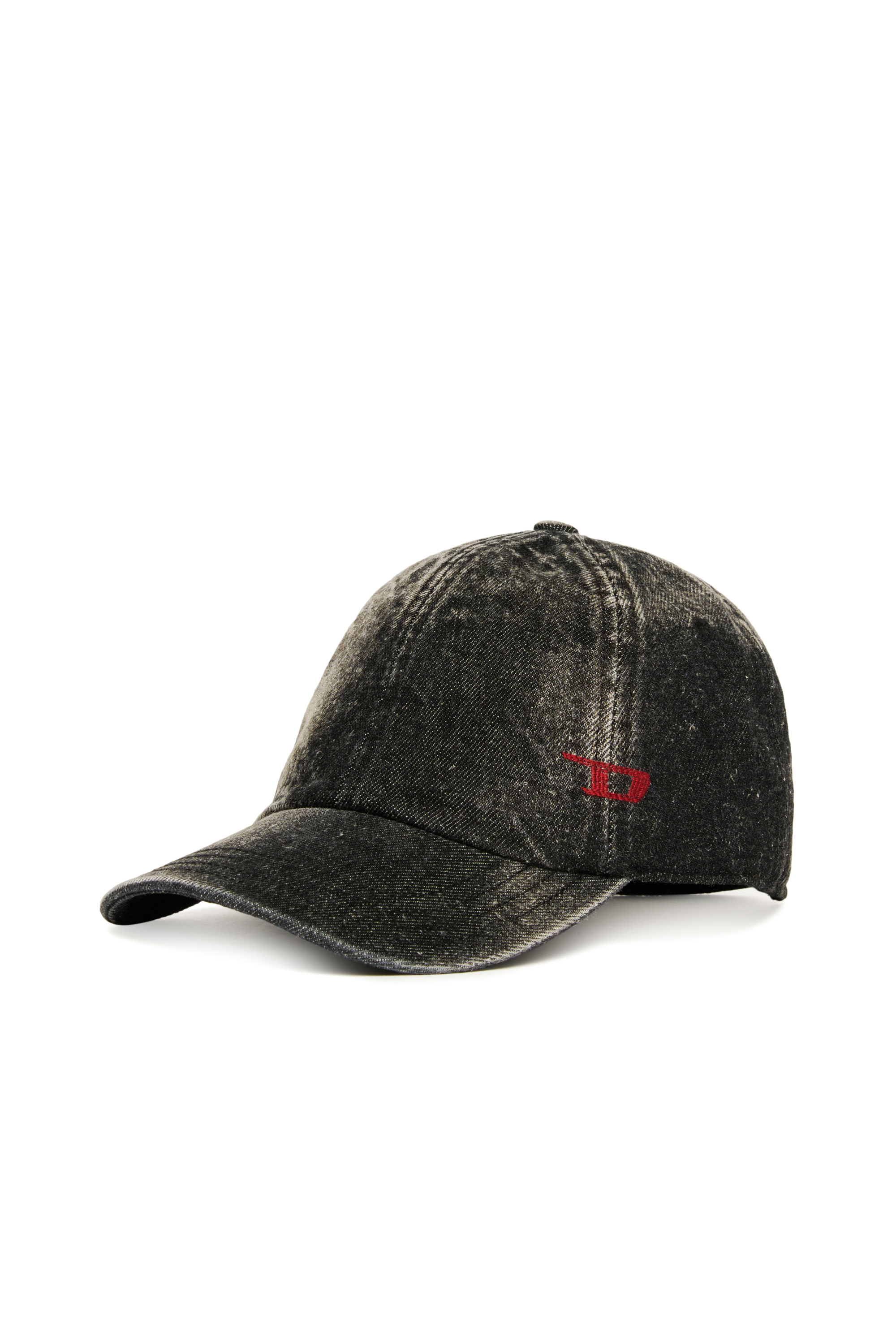 Faded denim baseball cap with D logo | Black | 4-16 YEARS