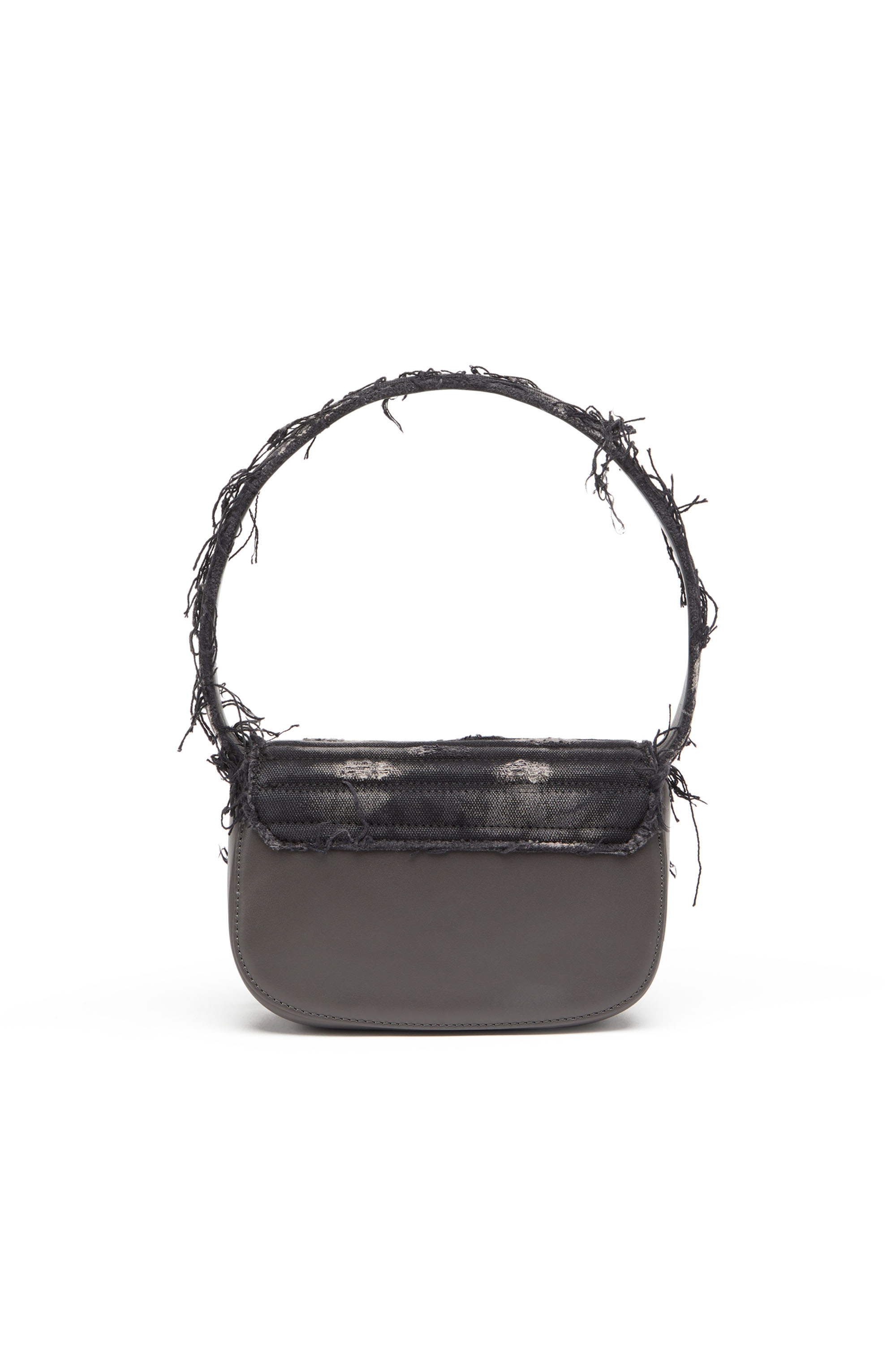 1DR Bag Woman: Canvas denim shoulder Bag, crystals | Diesel