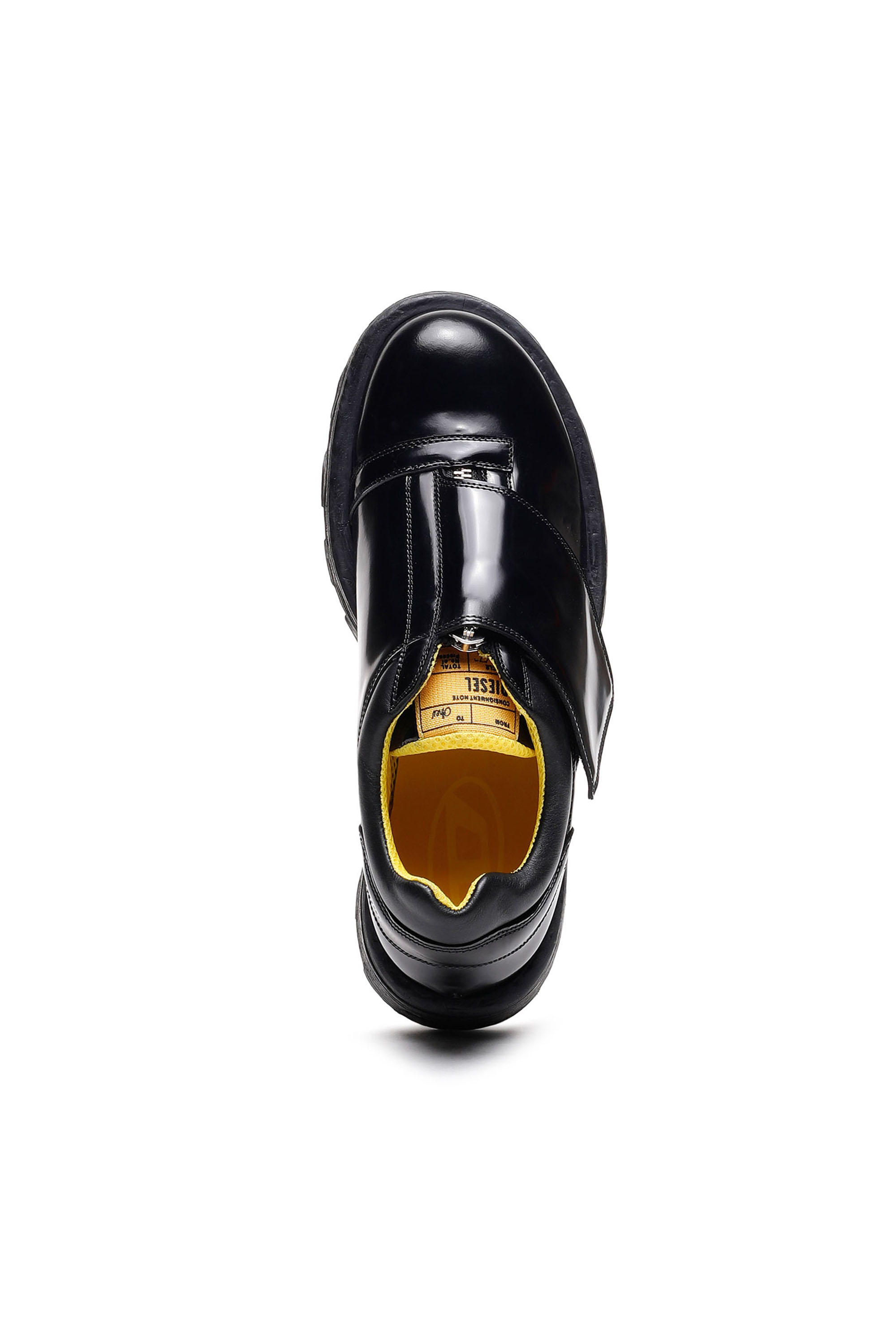 Diesel - D-HAMMER MS, Male's D-Hammer Ms - Monk-strap shoes in glossed leather in Black - 4