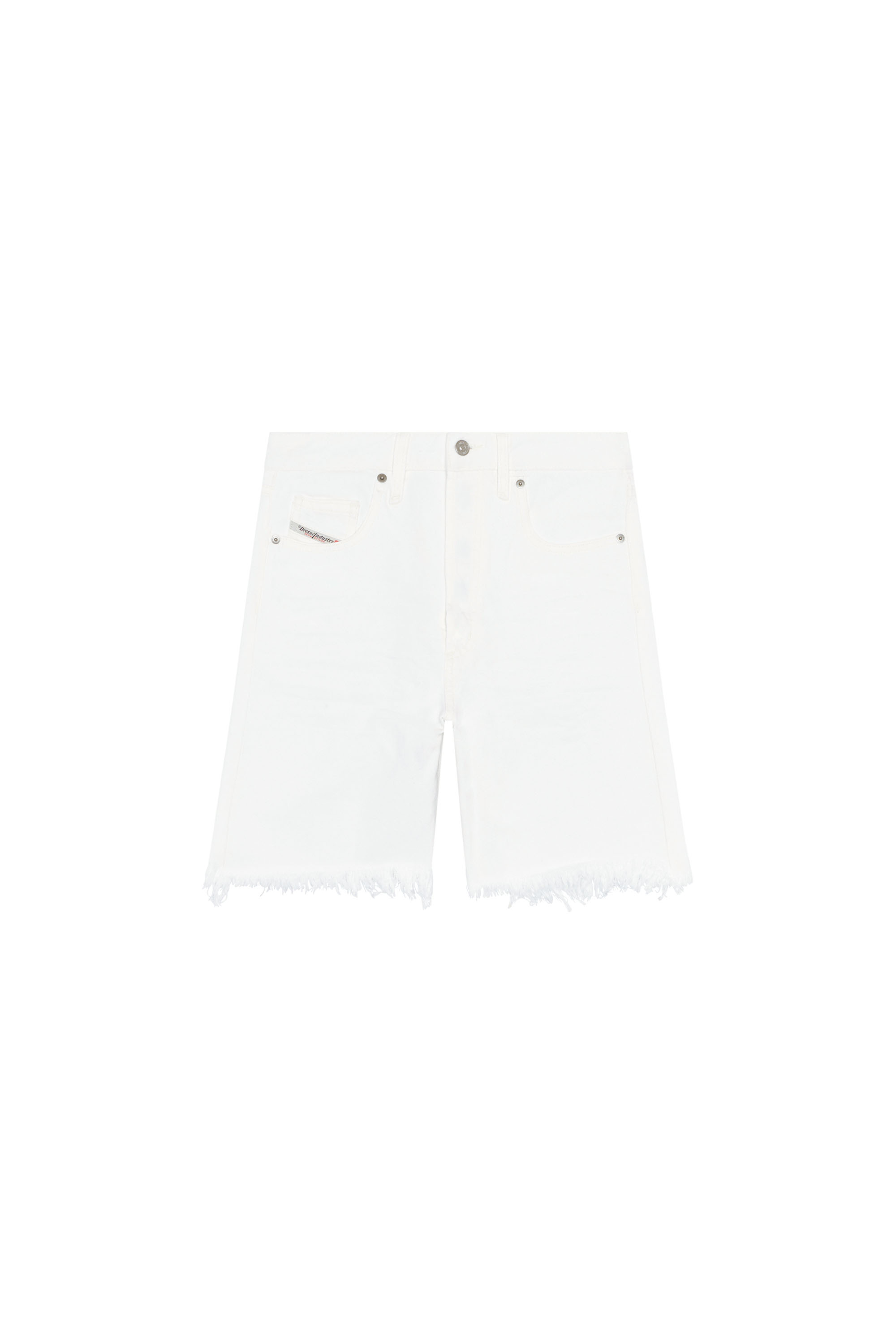 Diesel - DE-AMY, Woman's Denim shorts in White - 2