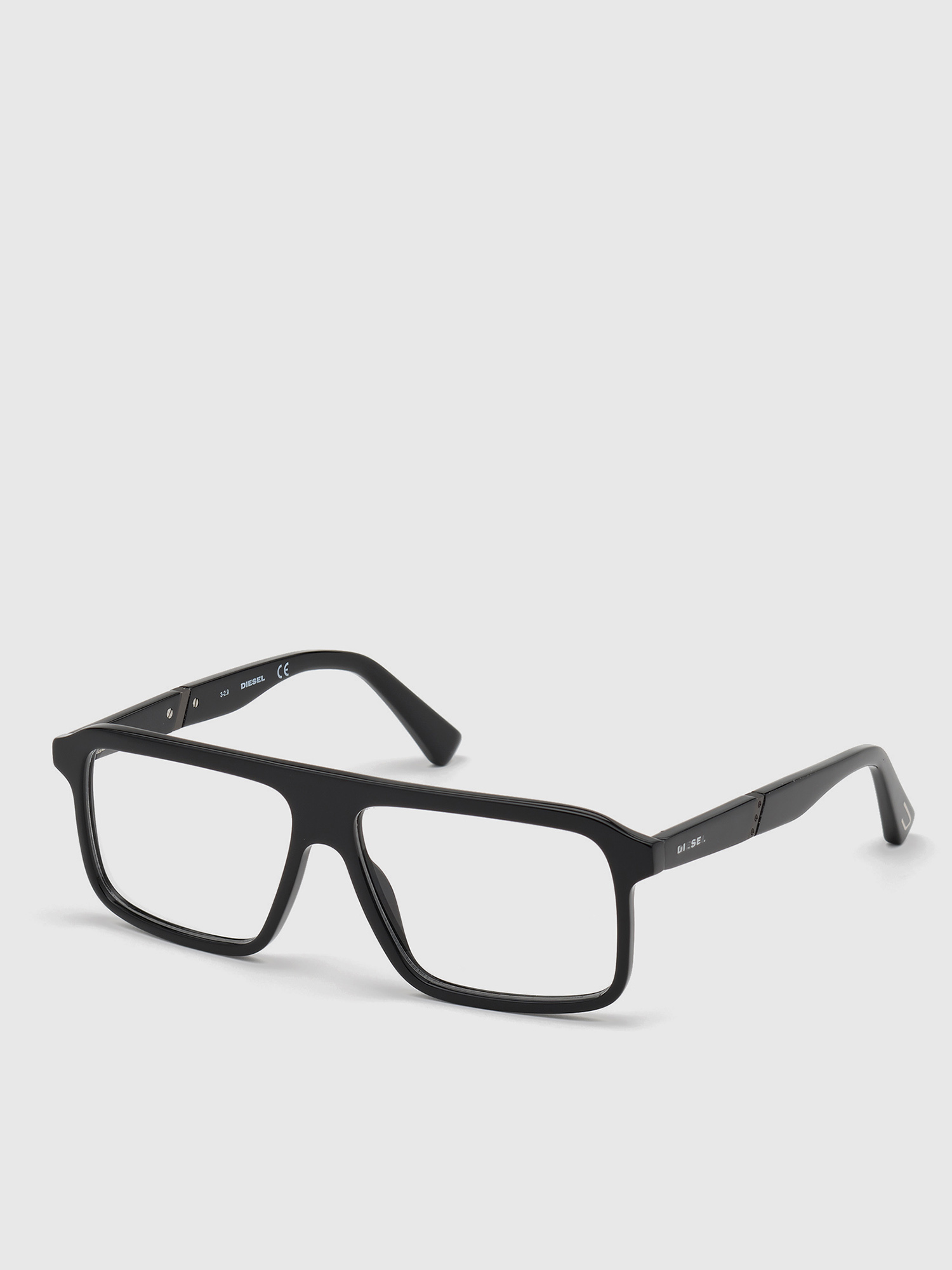 Diesel - DL5370, Man's Navigator glasses in acetate in Black - 2