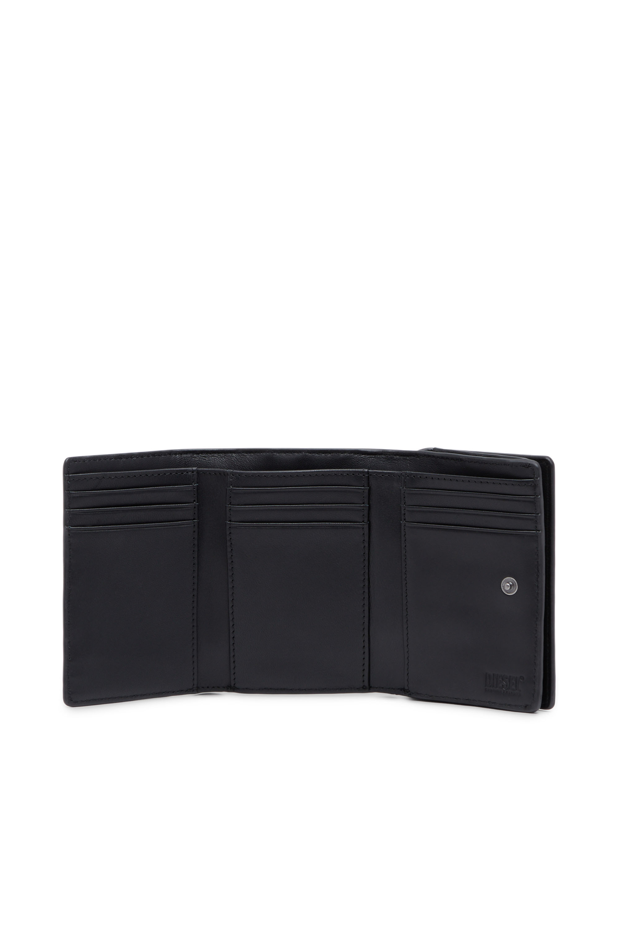 Dieselウォレット Men's Tri-fold wallet in croc-effect leather | Diesel