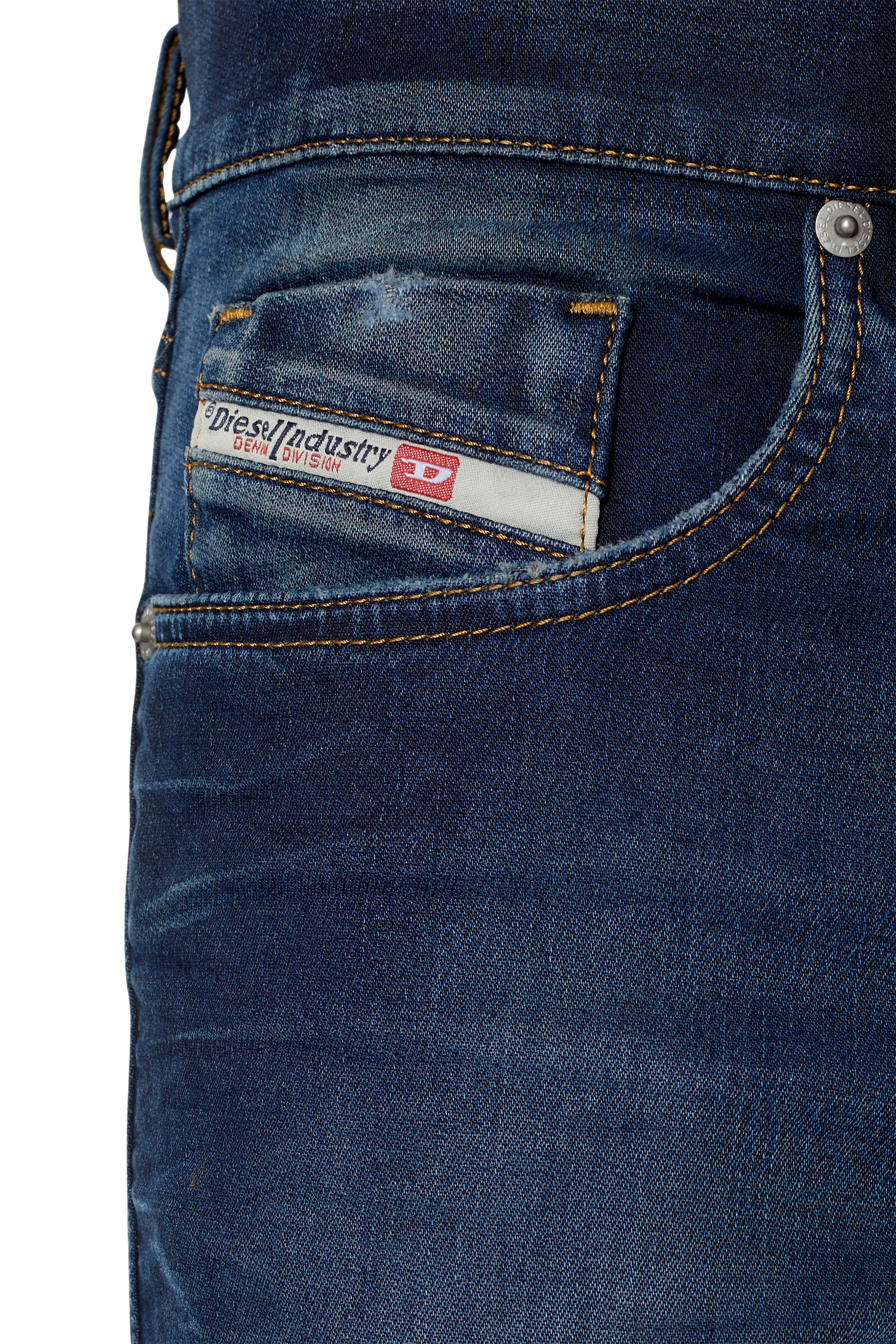 Diesel - Slim 2060 D-Strukt Joggjeans&reg; 068BC, Man's Slim 2060 D-Strukt Joggjeans&reg; in Dark Blue - 3