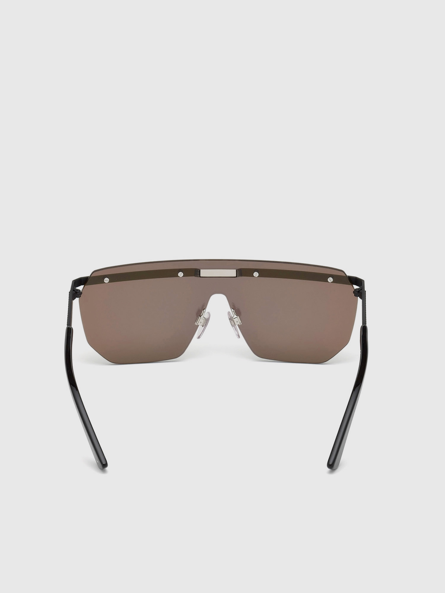 Diesel - DL0259, Unisex's Unisex wraparound with lens in raw-cut nylon in Green - 4