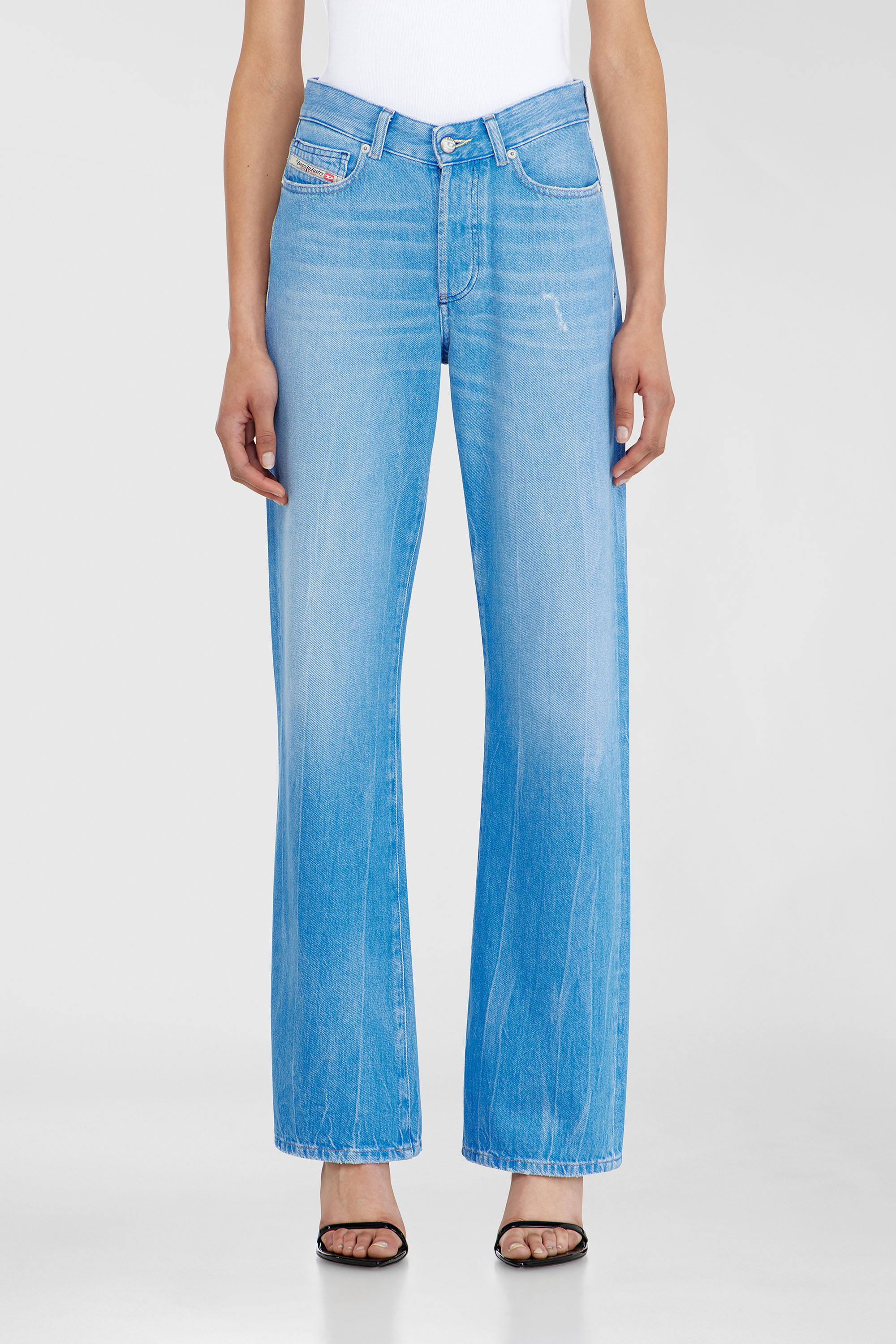 Diesel - Regular Jeans 1971 D-Sent 09P88 Mujer, Azul Claro - 4