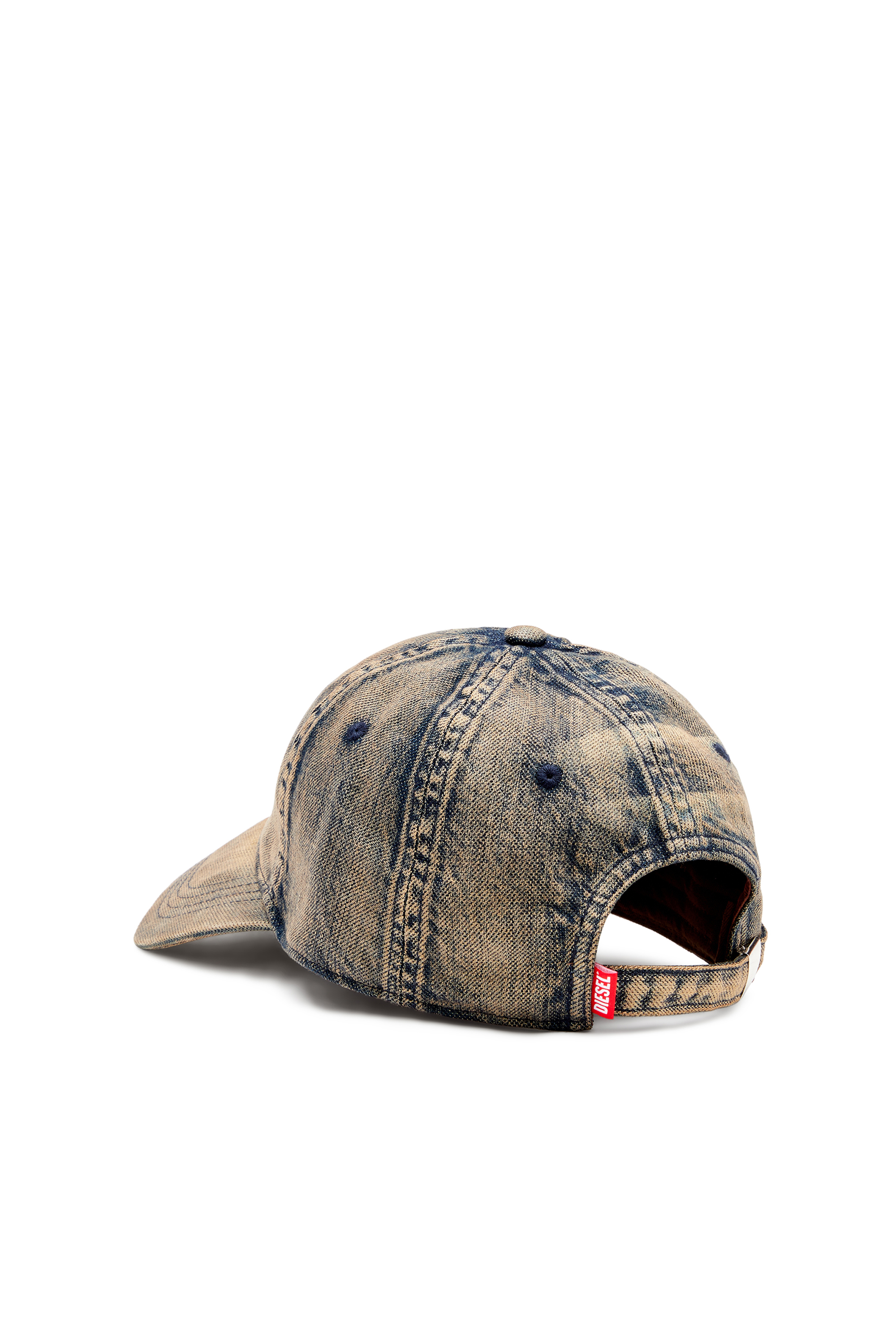 Diesel - C-ADOC, Gorra de b&eacute;isbol en denim solarizado Hombre in Azul marino - 2