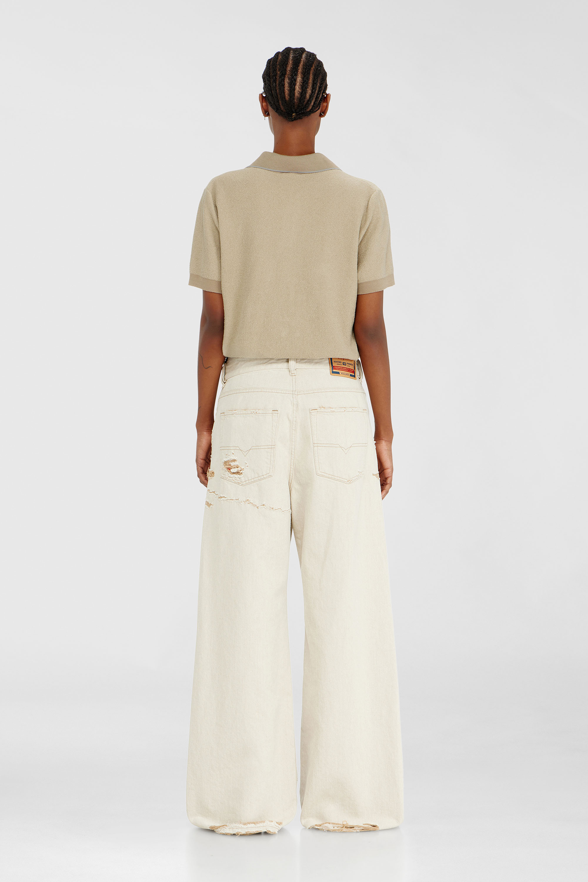 Diesel - Female's Relaxed Jeans 1996 D-Sire 09P89, Beige - 3