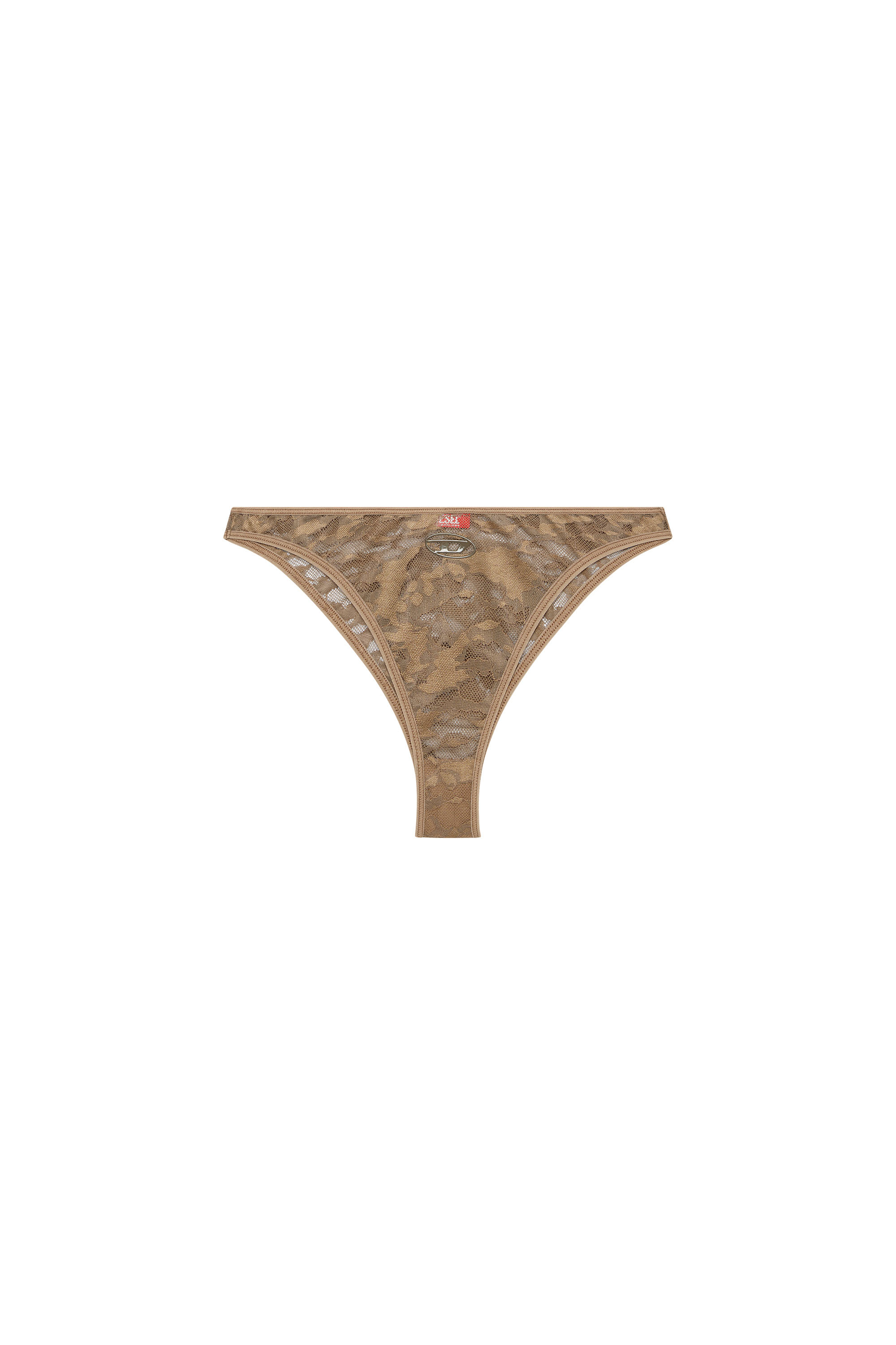 Diesel - PUNCHY-UTLT, Slip en dentelle camouflage Femme in Marron - 4