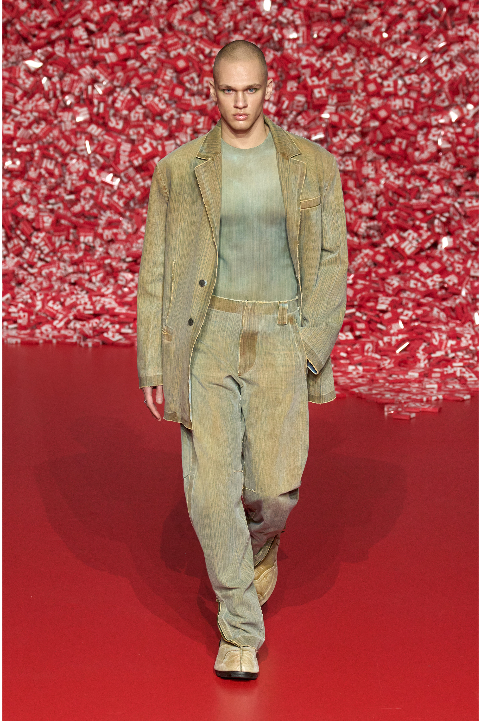 Diesel - Man's Regular Jeans D-Gene 09I07, Light Blue - 6