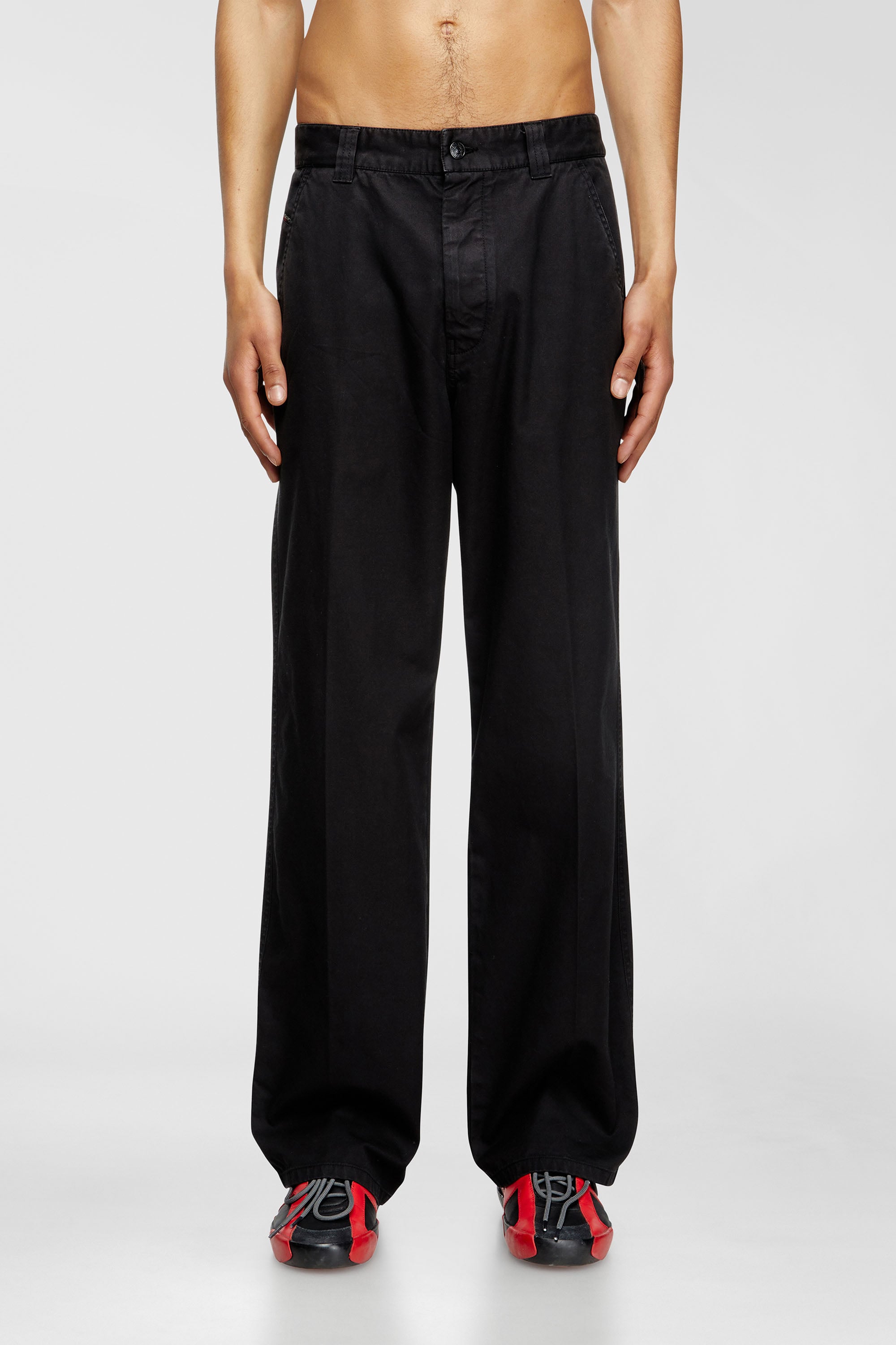 Diesel - P-HANT-CHINO, Male's Chino pants in Black - 1