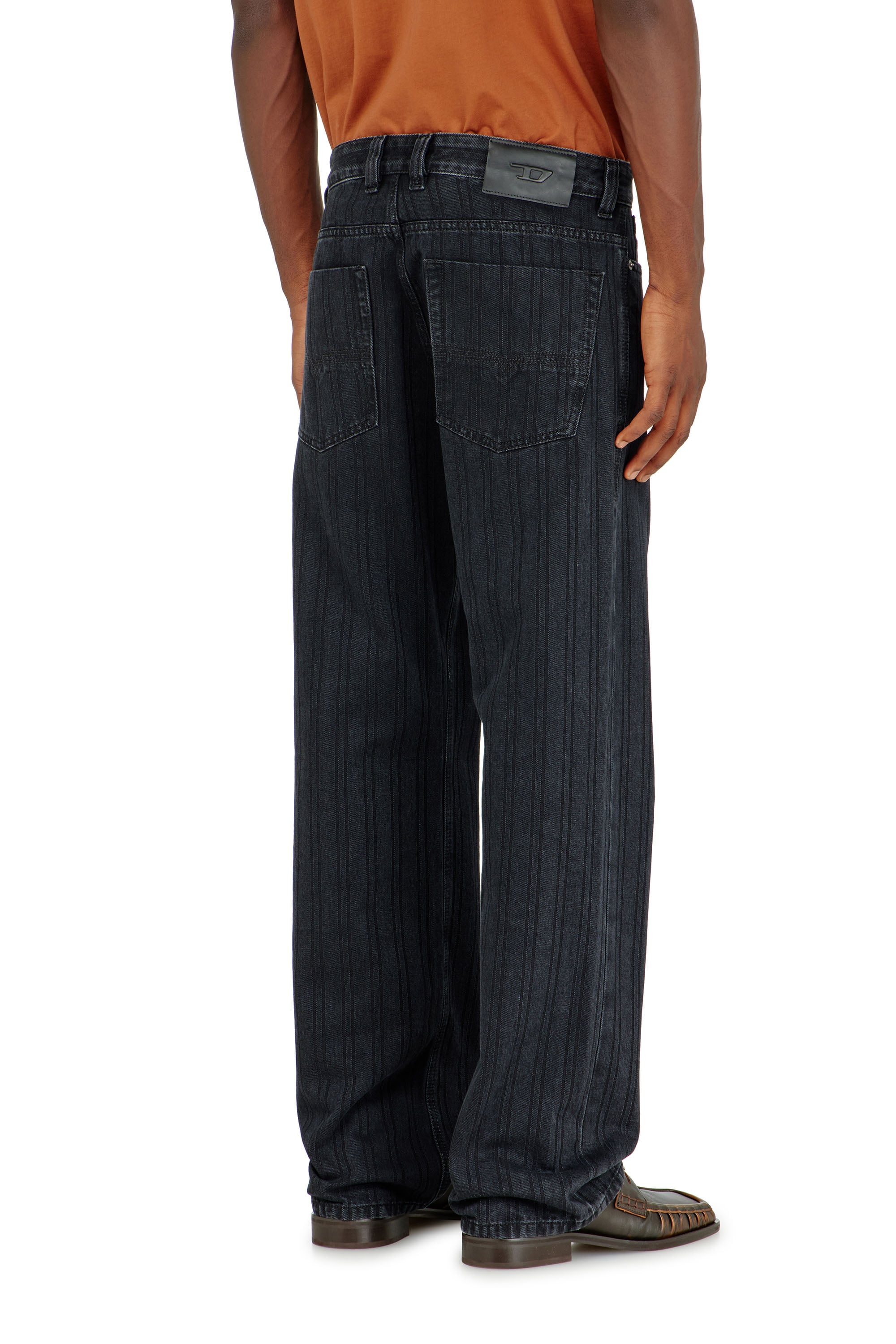 Diesel - Relaxed Jeans 1980 D-Eeper 09Q12 Homme, Noir/Gris fonc&eacute; - Image 5