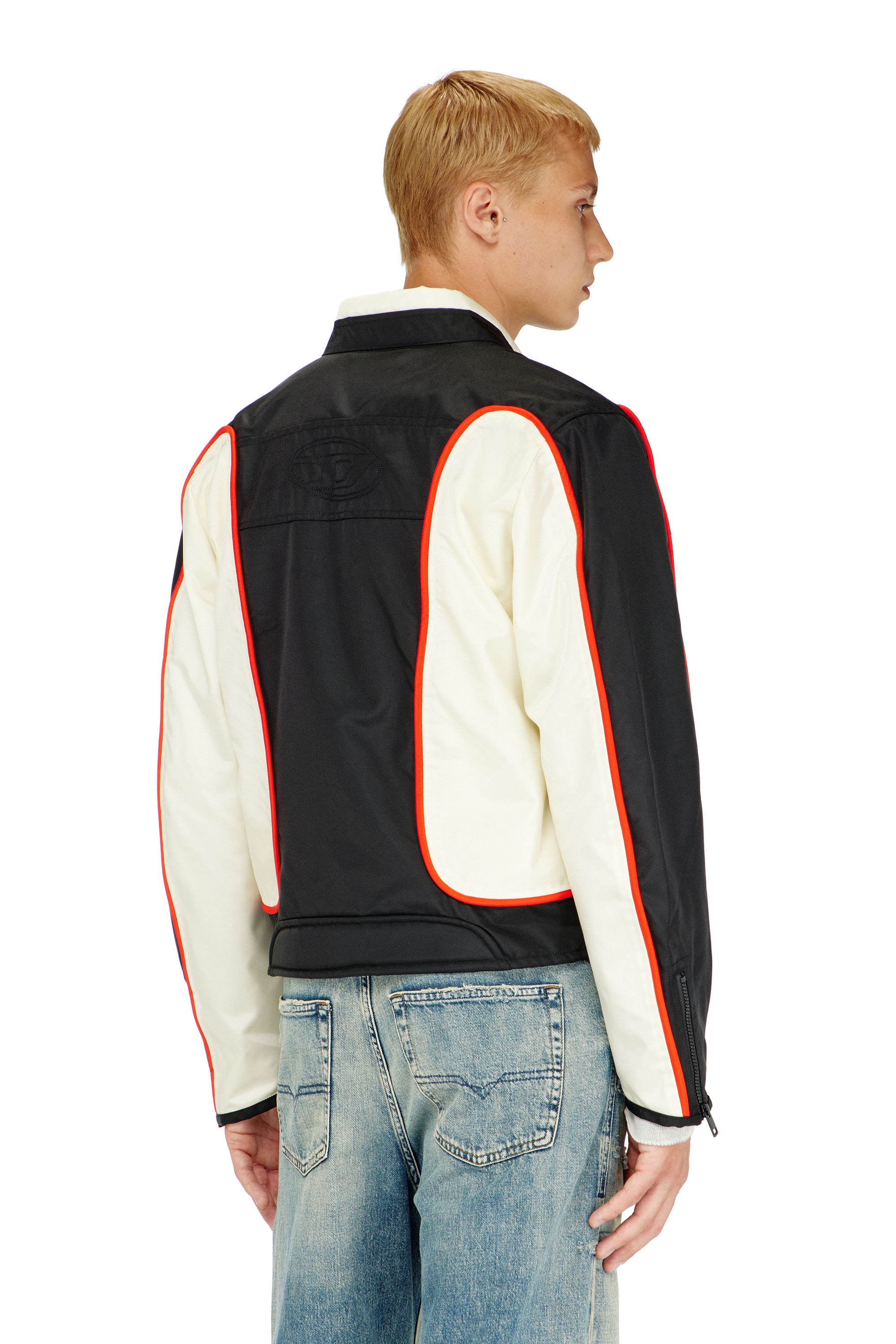 J-BLINK Unisex: 90's Biker jacket in waterproof nylon | Diesel