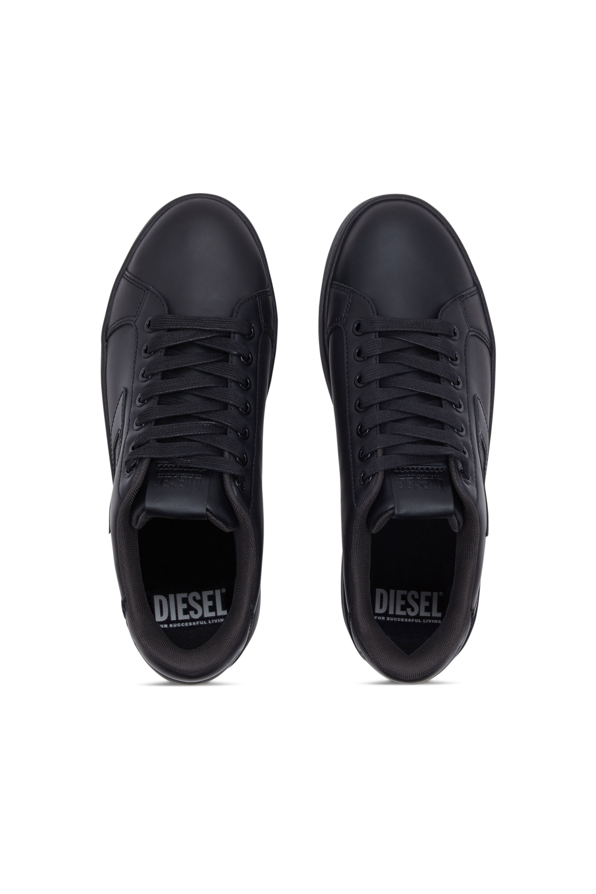 Diesel - S-ATHENE BOLD X, S-Athene Bold-Deportivas con suela de plataforma de piel Mujer in Negro - 5