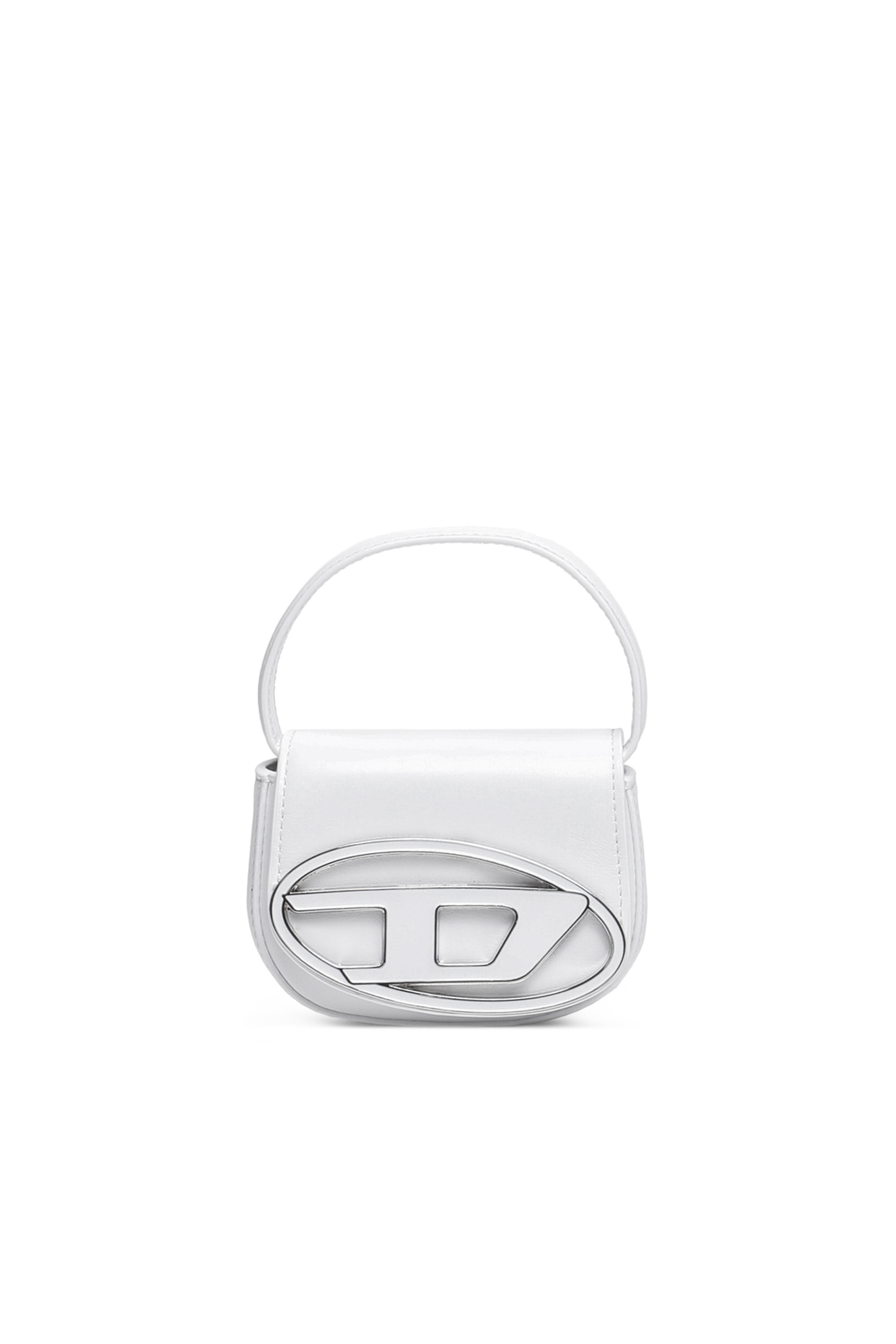 Diesel - 1DR XS, 1DR XS-Mini sac iconique avec plaque D logo Femme in Blanc - 1