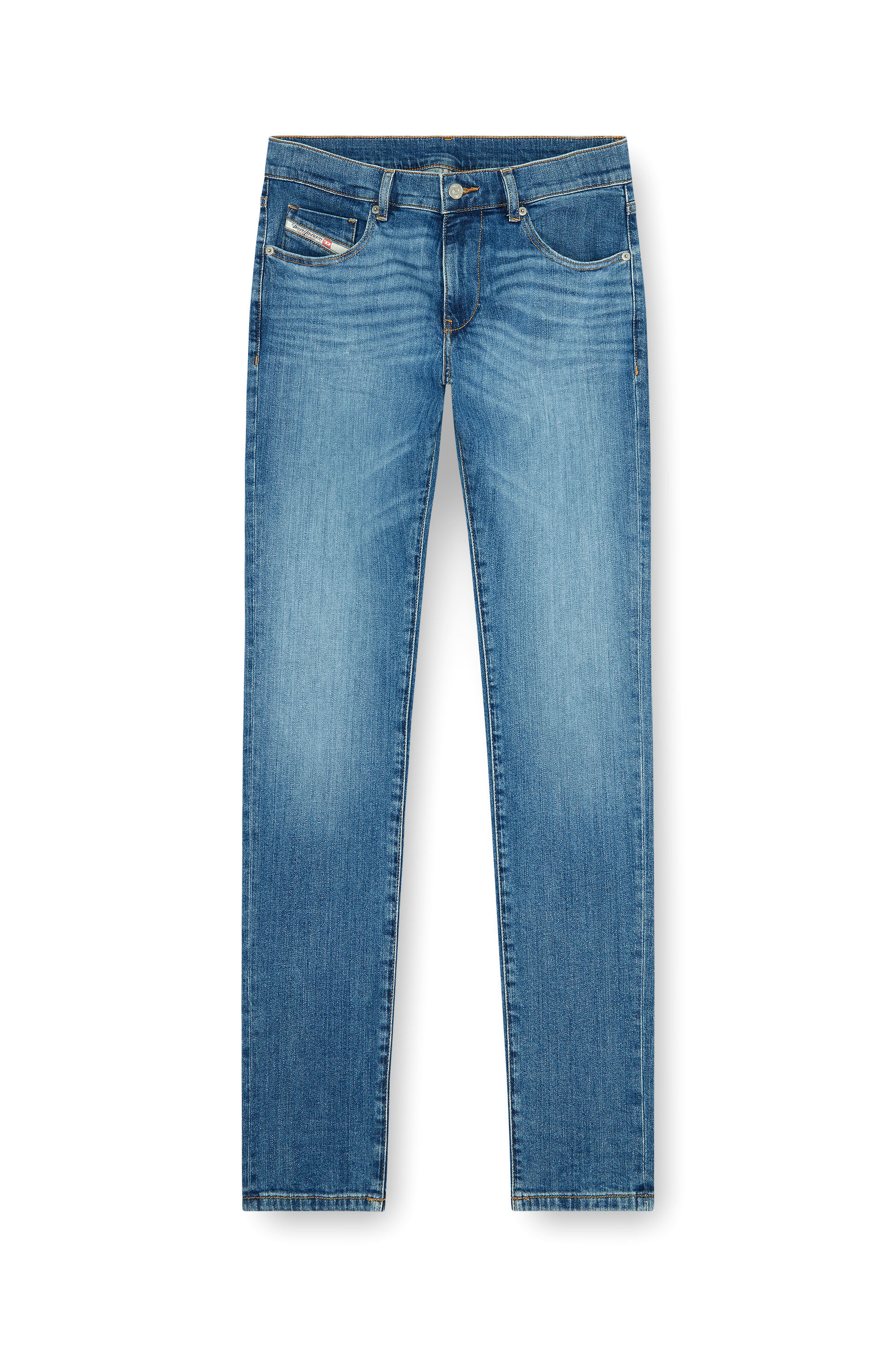 Diesel - Slim Jeans 2019 D-Strukt 0KIAL Homme, Bleu Clair - Image 6