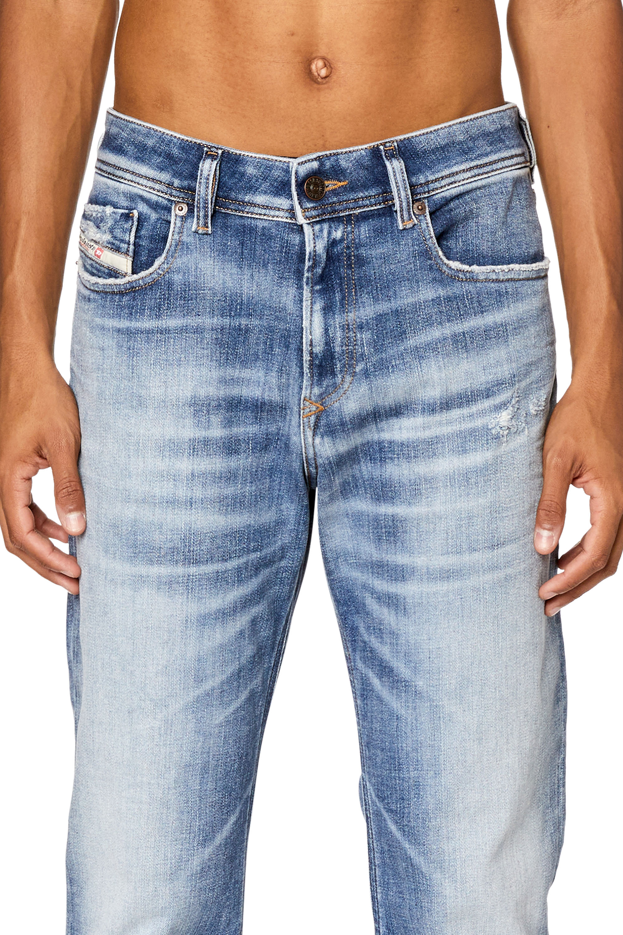 Diesel - Skinny Jeans 1979 Sleenker 09G35 Hombre, Azul medio - 3