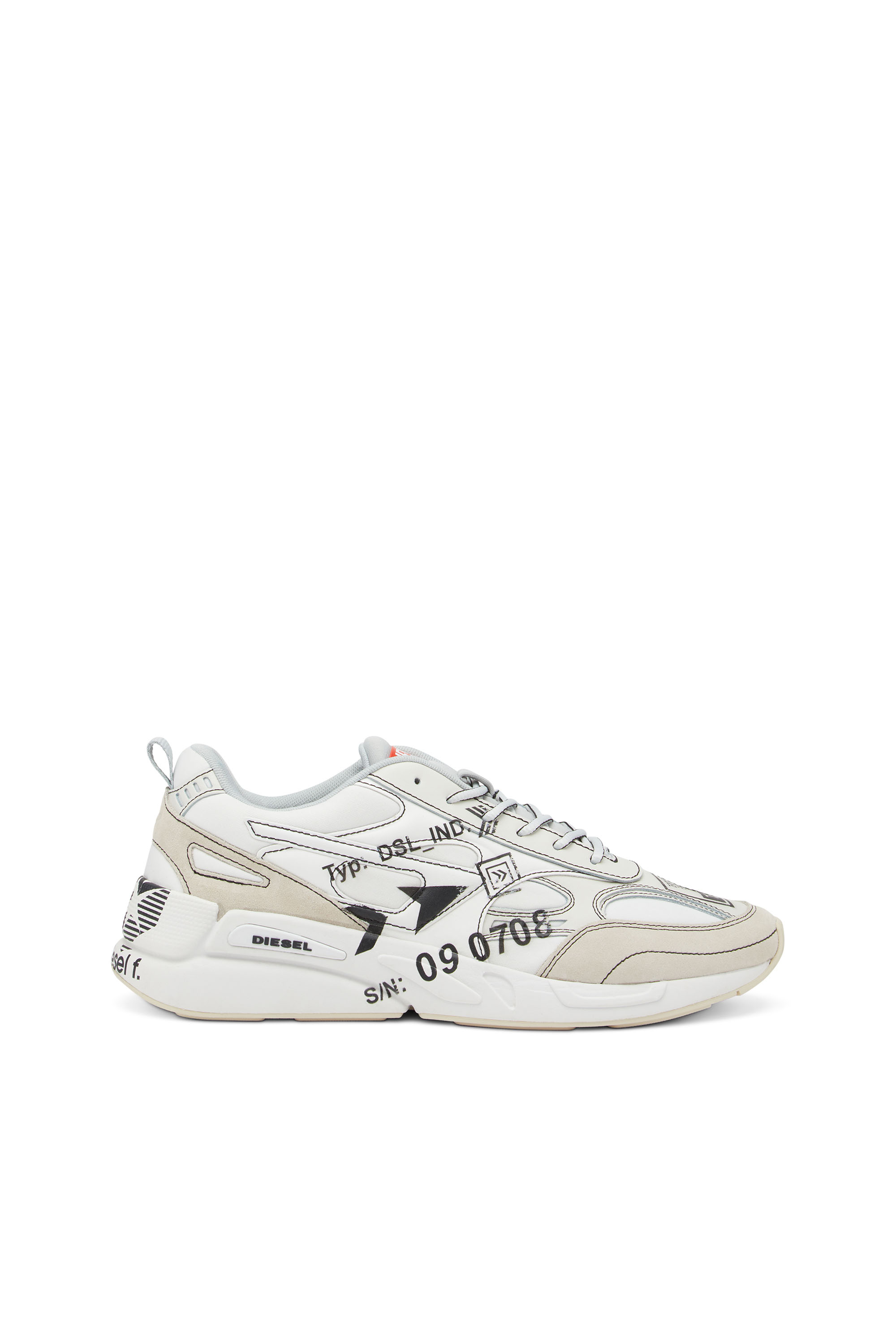Diesel - S-SERENDIPITY SPORT, Male's S-Serendipity Sport - Sneakers with graphic logo prints in White - 1