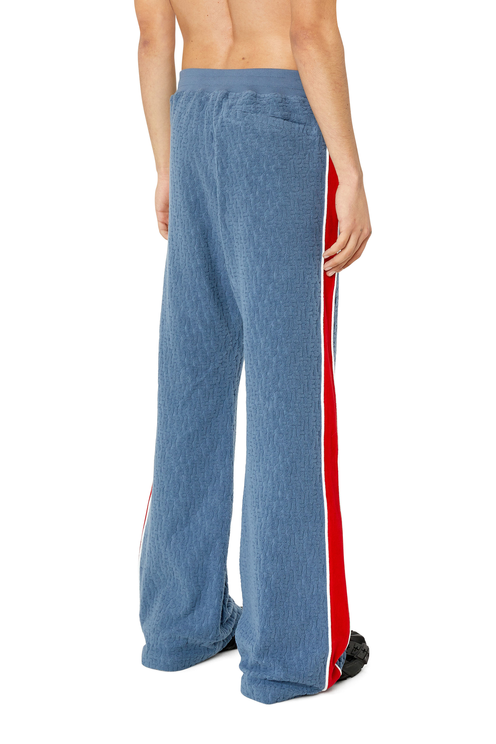 Men's Track pants with monogram motif | Blue | Diesel