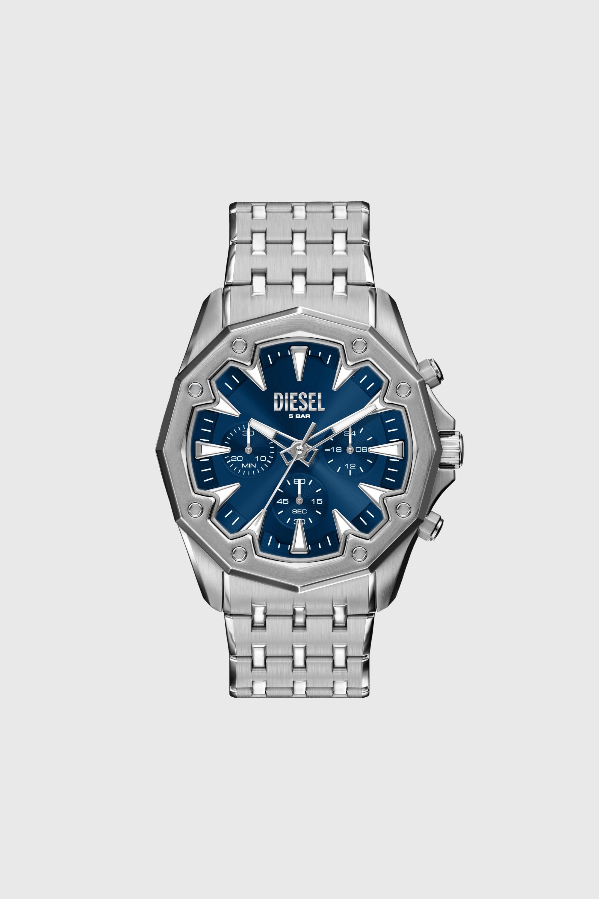 Diesel - DZ4706 WATCH, Reloj Stinger de acero inoxidable Hombre in Plateado - 1