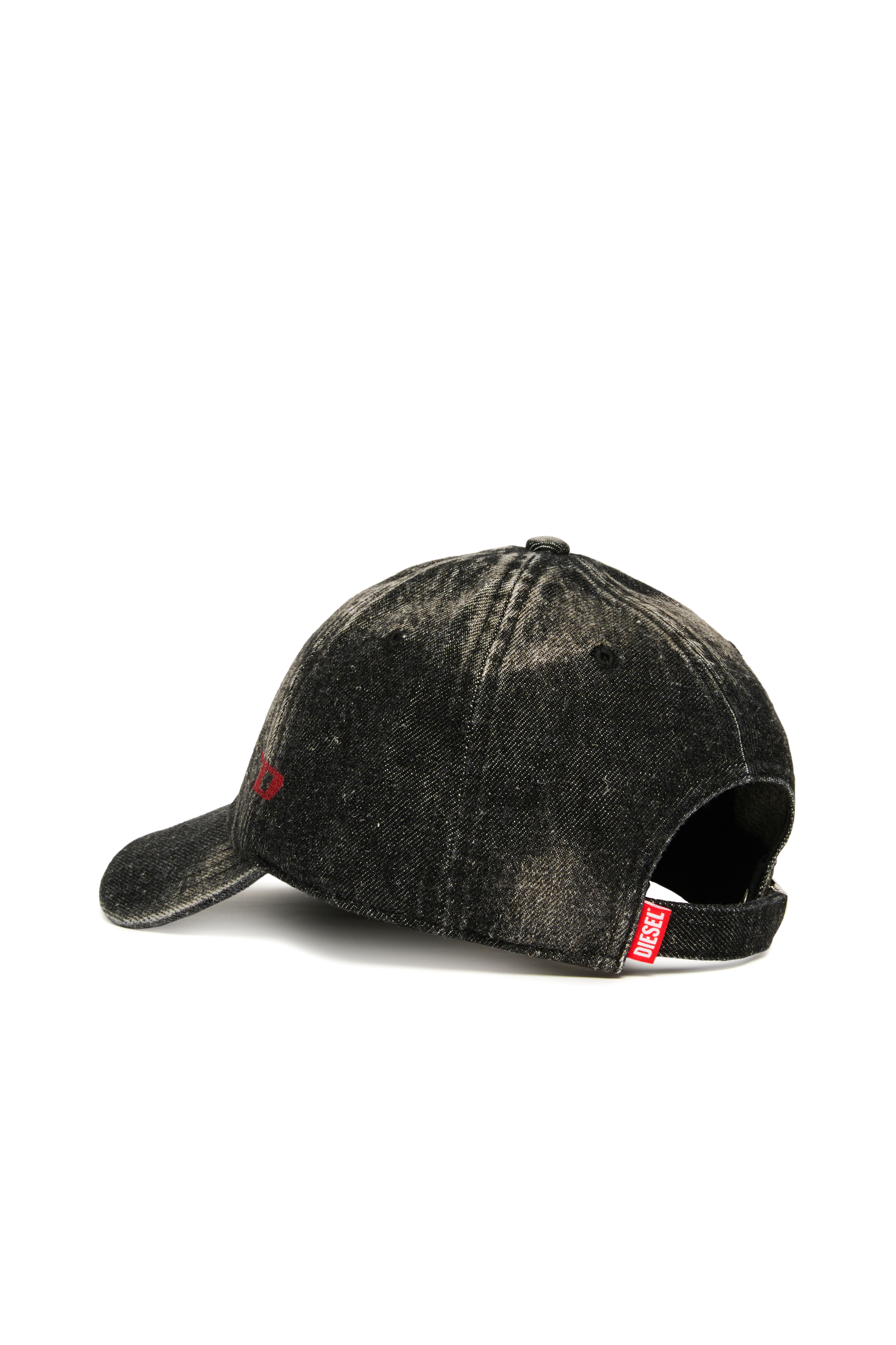 Faded denim baseball cap with D logo | Black | 4-16 YEARS