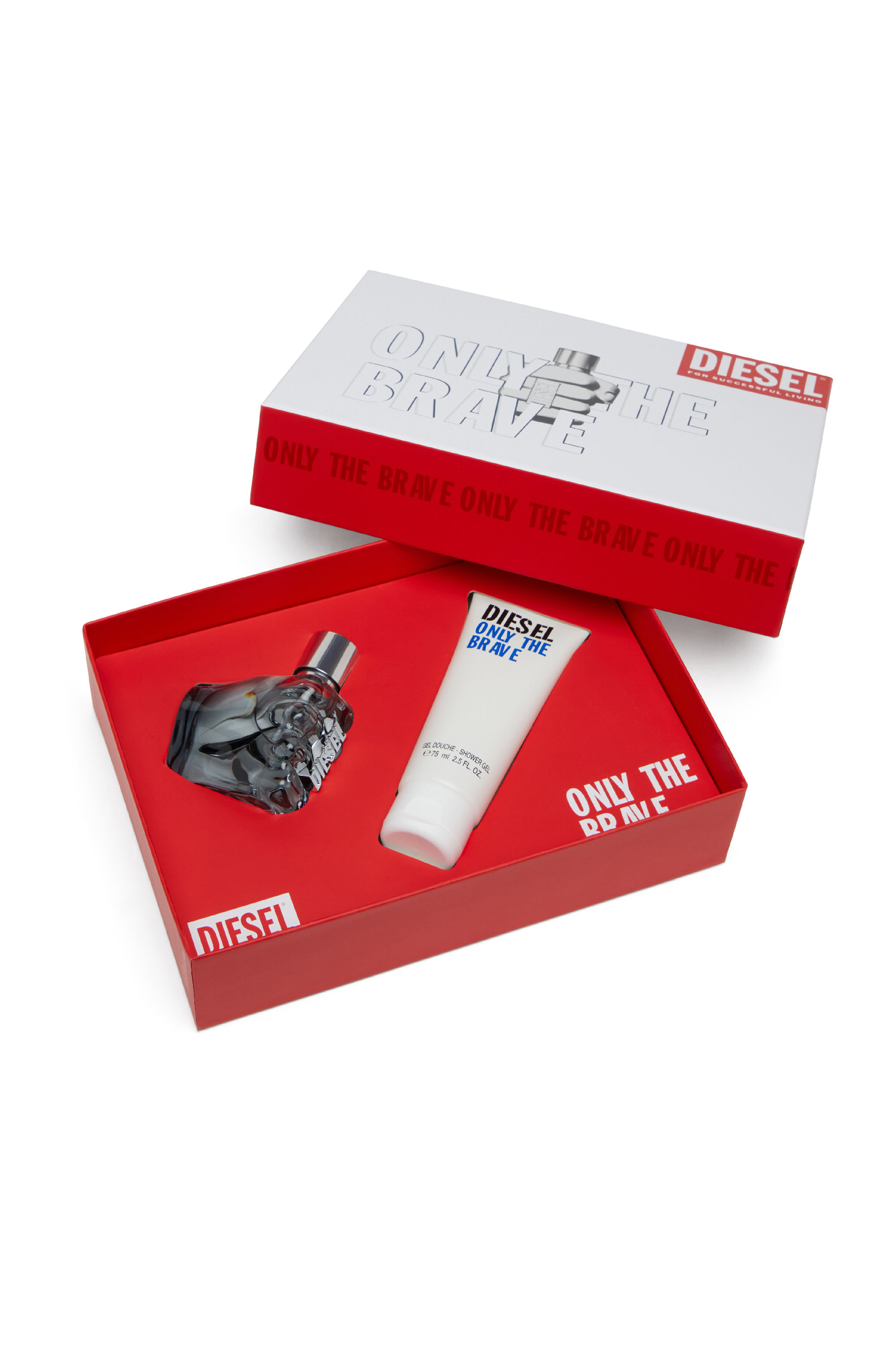 Diesel - ONLY THE BRAVE 50 ML GIFT SET FRAGRANCE, Set de regalo ONLY THE BRAVE Hombre in Blanco - 2