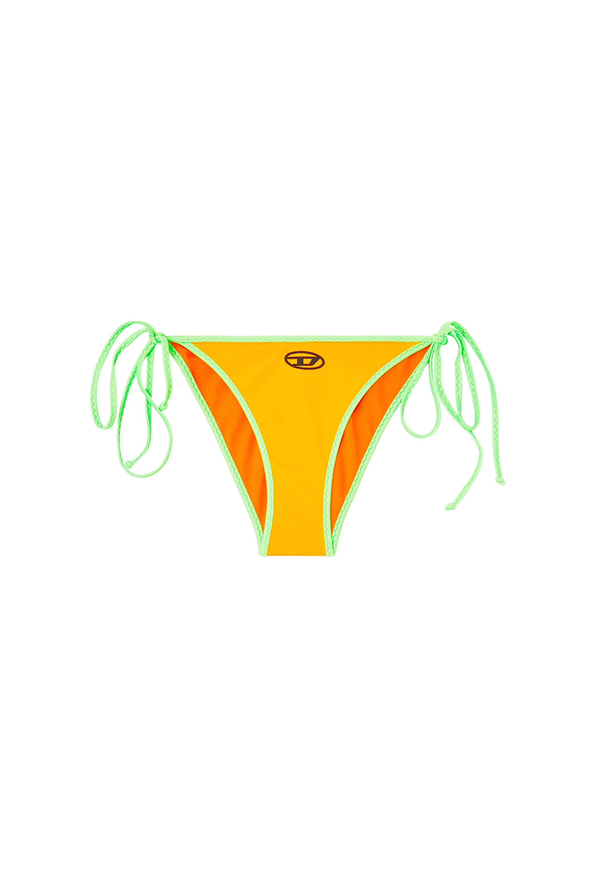 Diesel - ALBA-D-POP, Braguitas de bikini con lazos laterales Mujer in Amarillo - 4