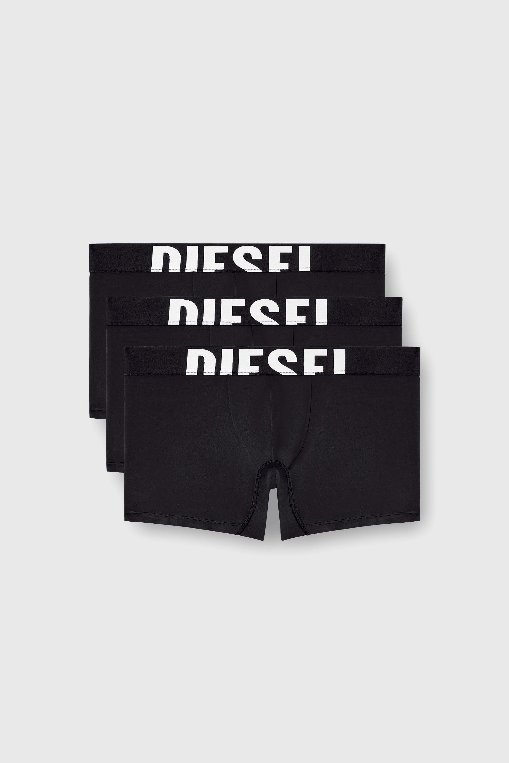 Diesel - MAX-D-POP-3PACK-55, Male's Three-pack boxer briefs in microfibre in Black - 1
