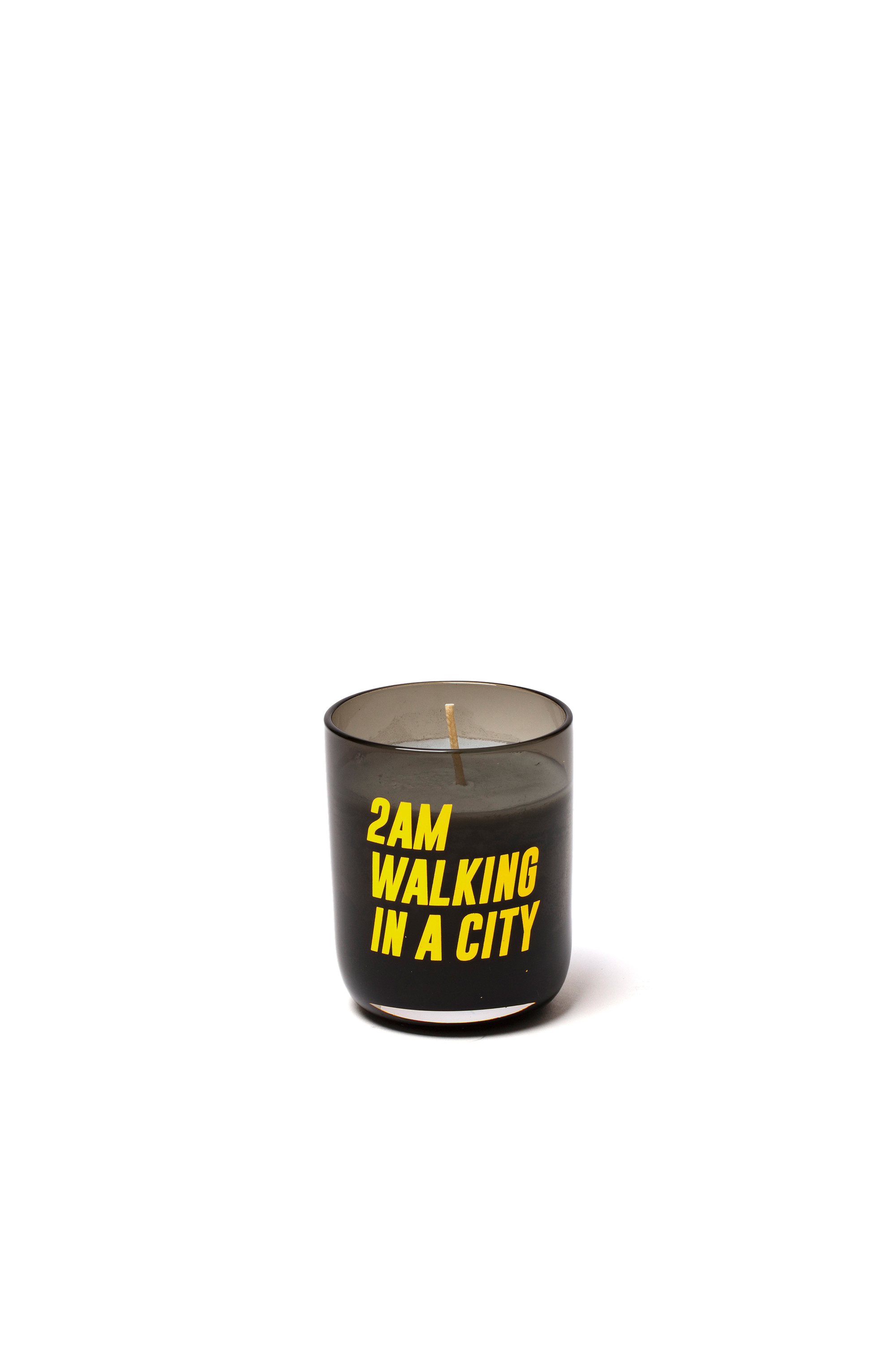 Vela en vaso de vidrio "memories-2am walking in a city"