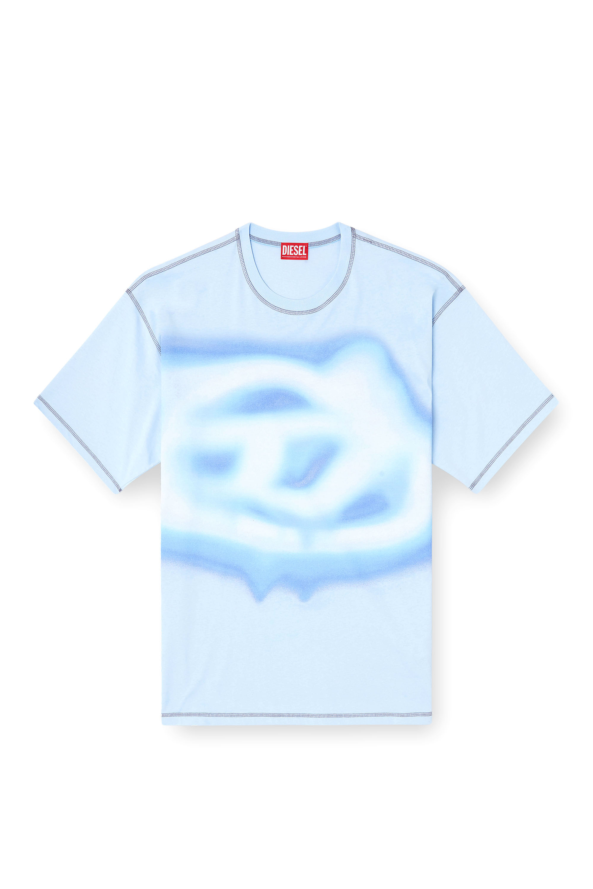 Diesel - T-BOXT-V11, Man's Relaxed T-shirt with water-effect print in null - 3