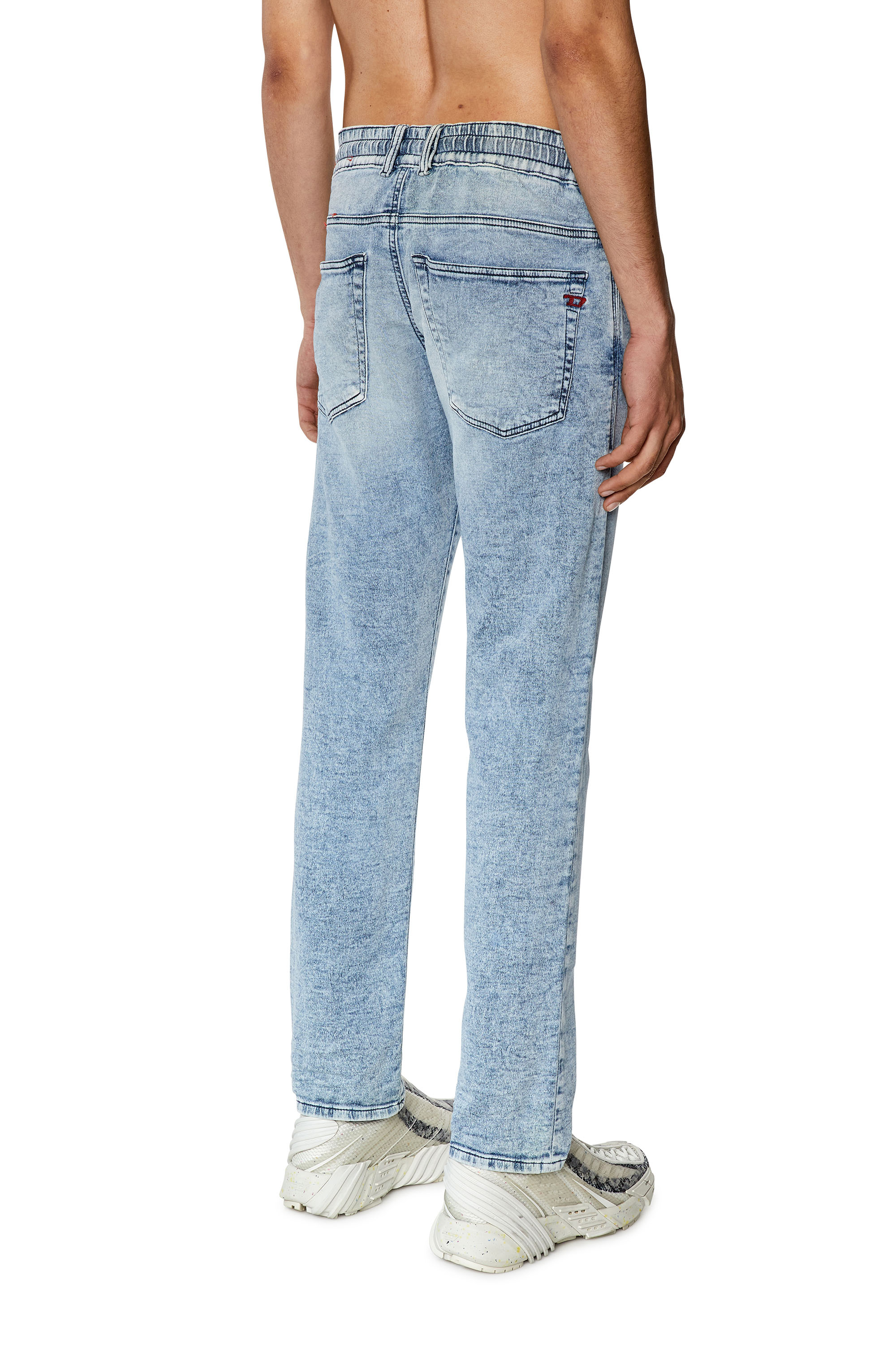 Diesel - Man's Tapered 2030 D-Krooley Joggjeans&reg; 068GG, Light Blue - 4
