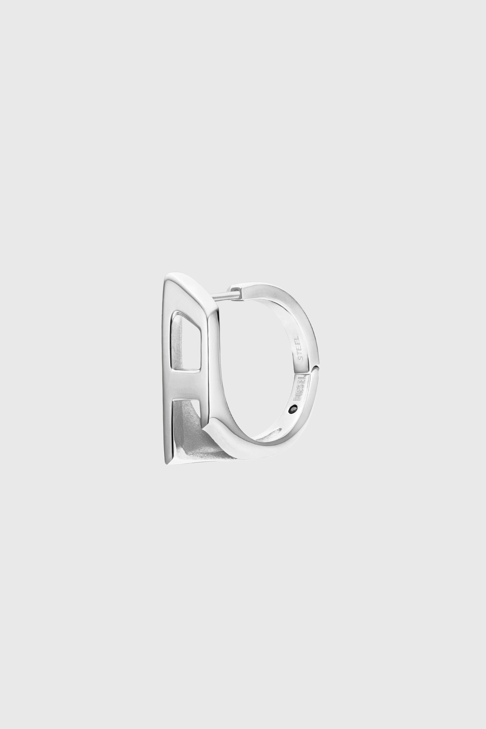 Stainless steel hoop earring