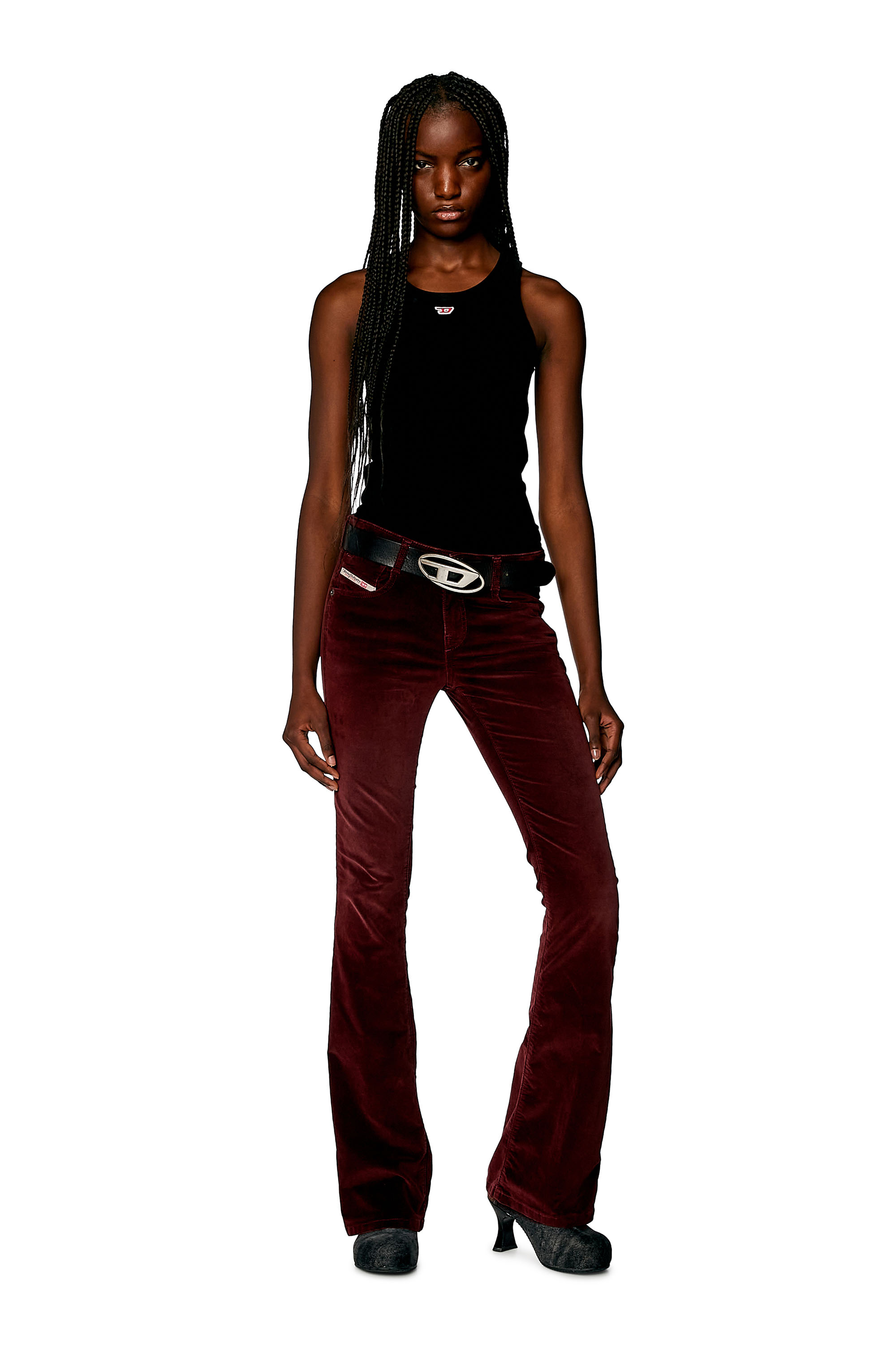 Diesel - Woman's Bootcut Jeans 1969 D-Ebbey 003HL, Red - 2