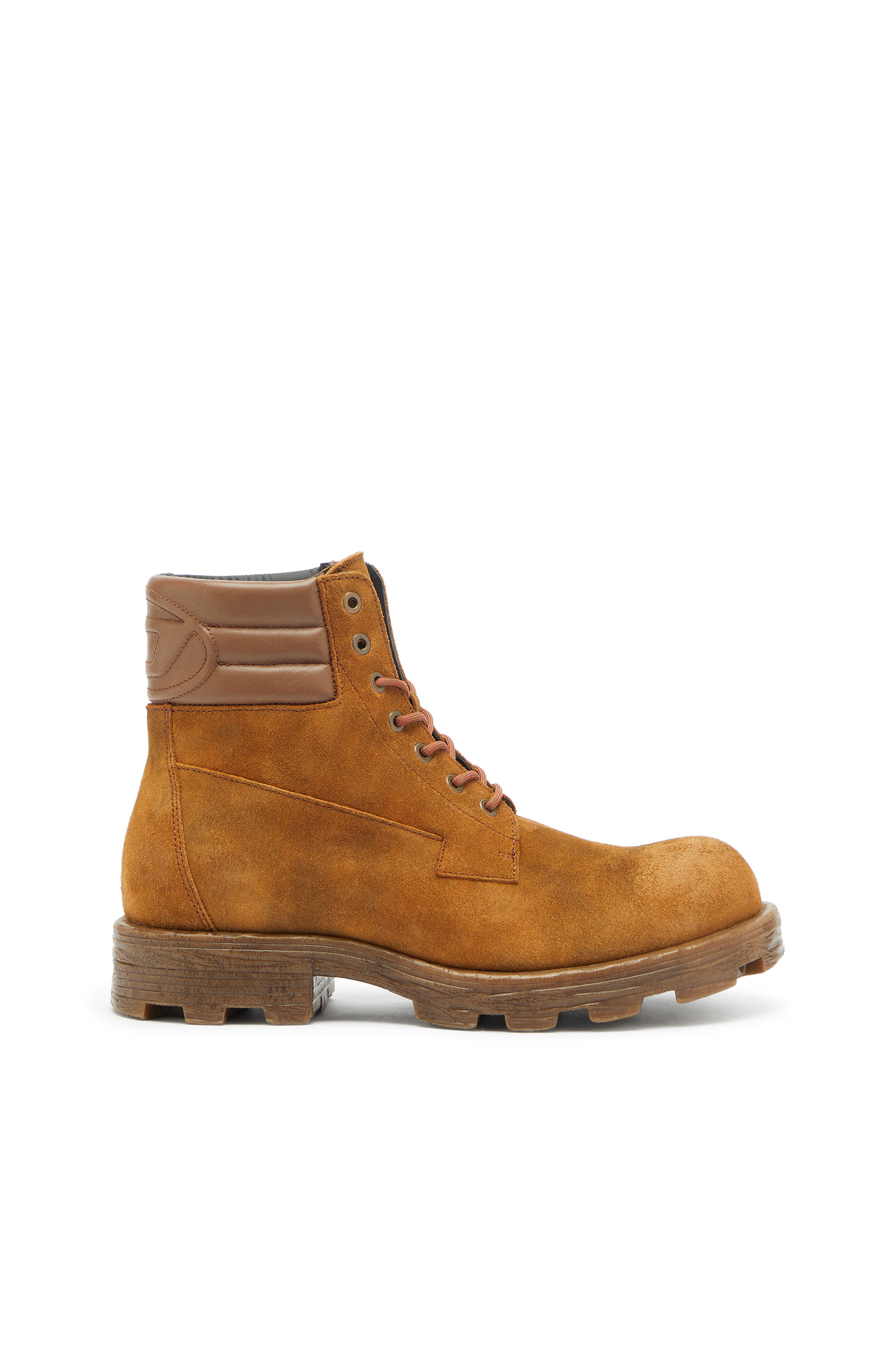 Diesel - D-HAMMER LACE UP, Male's D-Hammer - Combat boots in suede and leather in null - 1