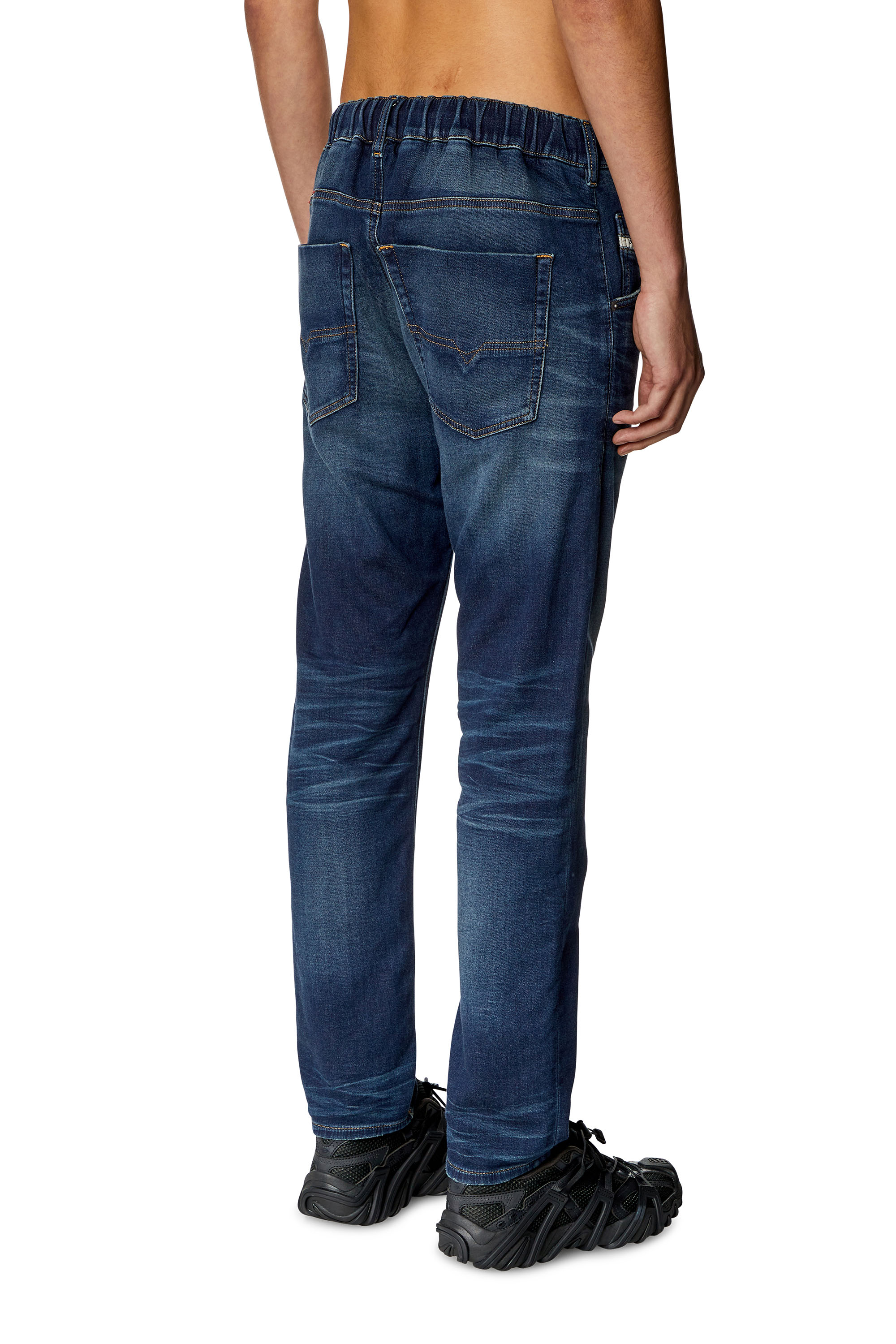 Men's Regular Jeans | Dark Blue | Diesel 2030 D-Krooley Joggjeans®