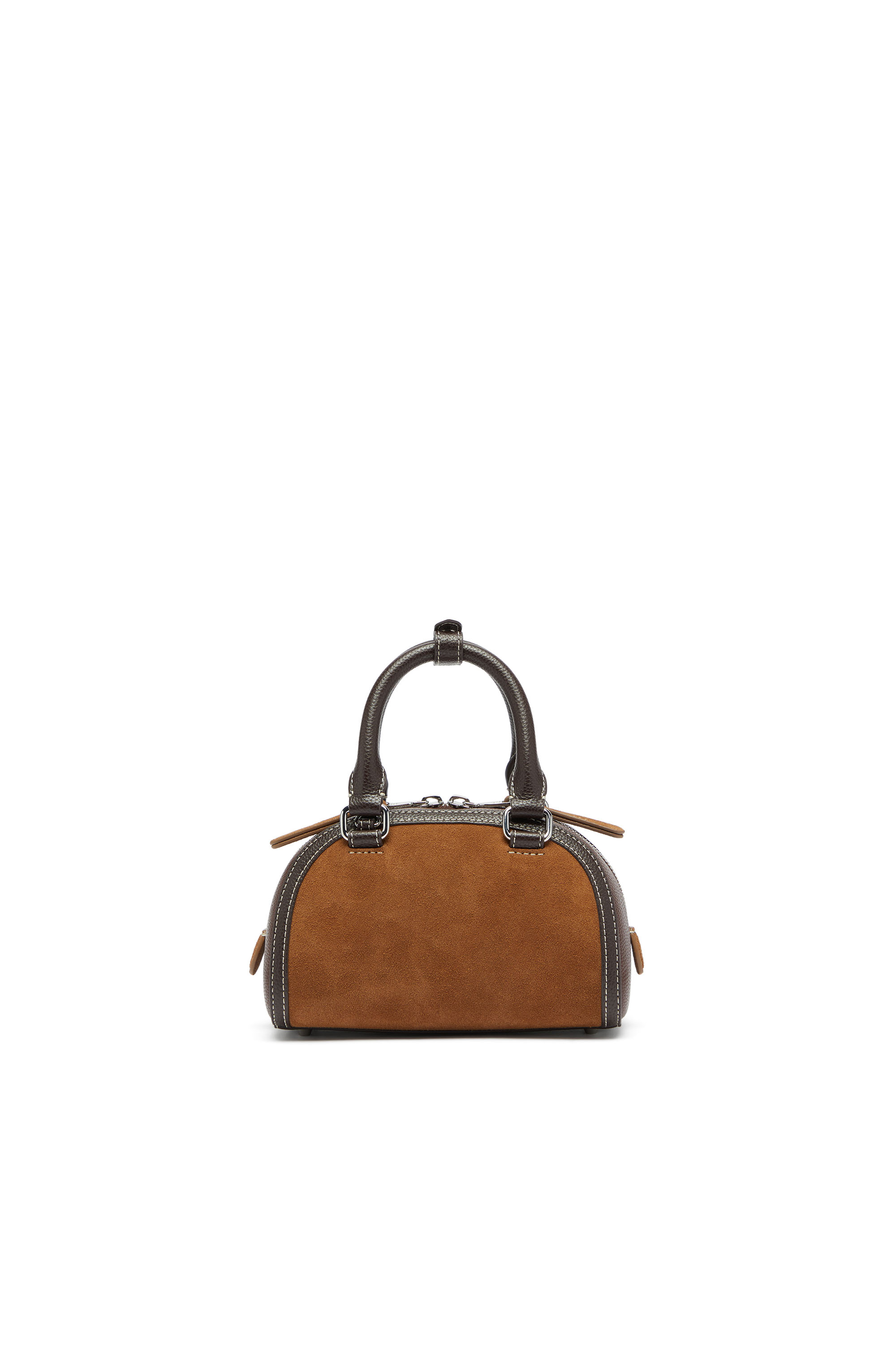 Diesel - 1DR DOME CROSSBODY, Woman's 1DR Dome - Small bowling bag in suede and grainy PU in null - 2