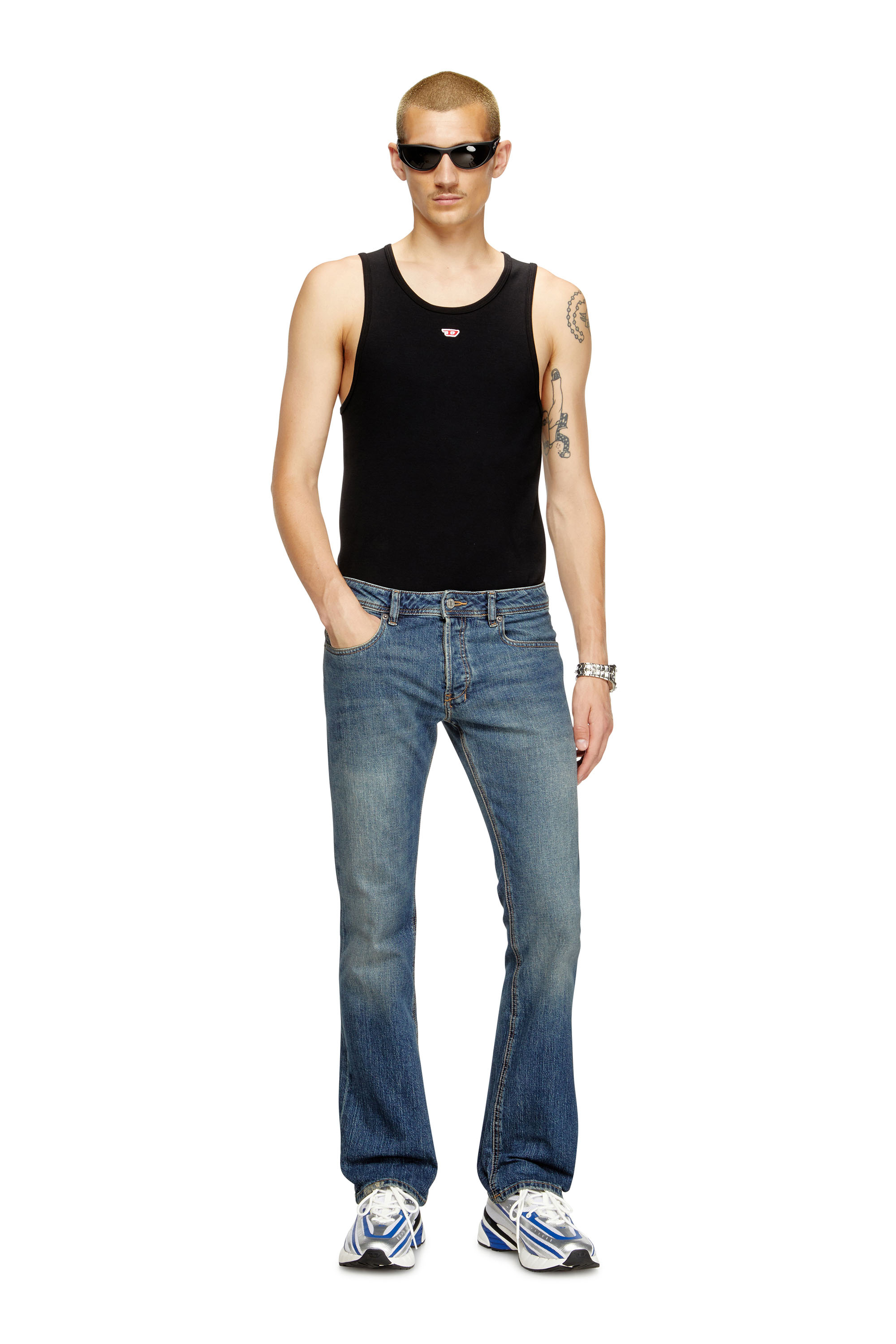 Diesel - Bootcut Jeans 2007 Zatiny 0DBDU Homme, Bleu moyen - Image 2