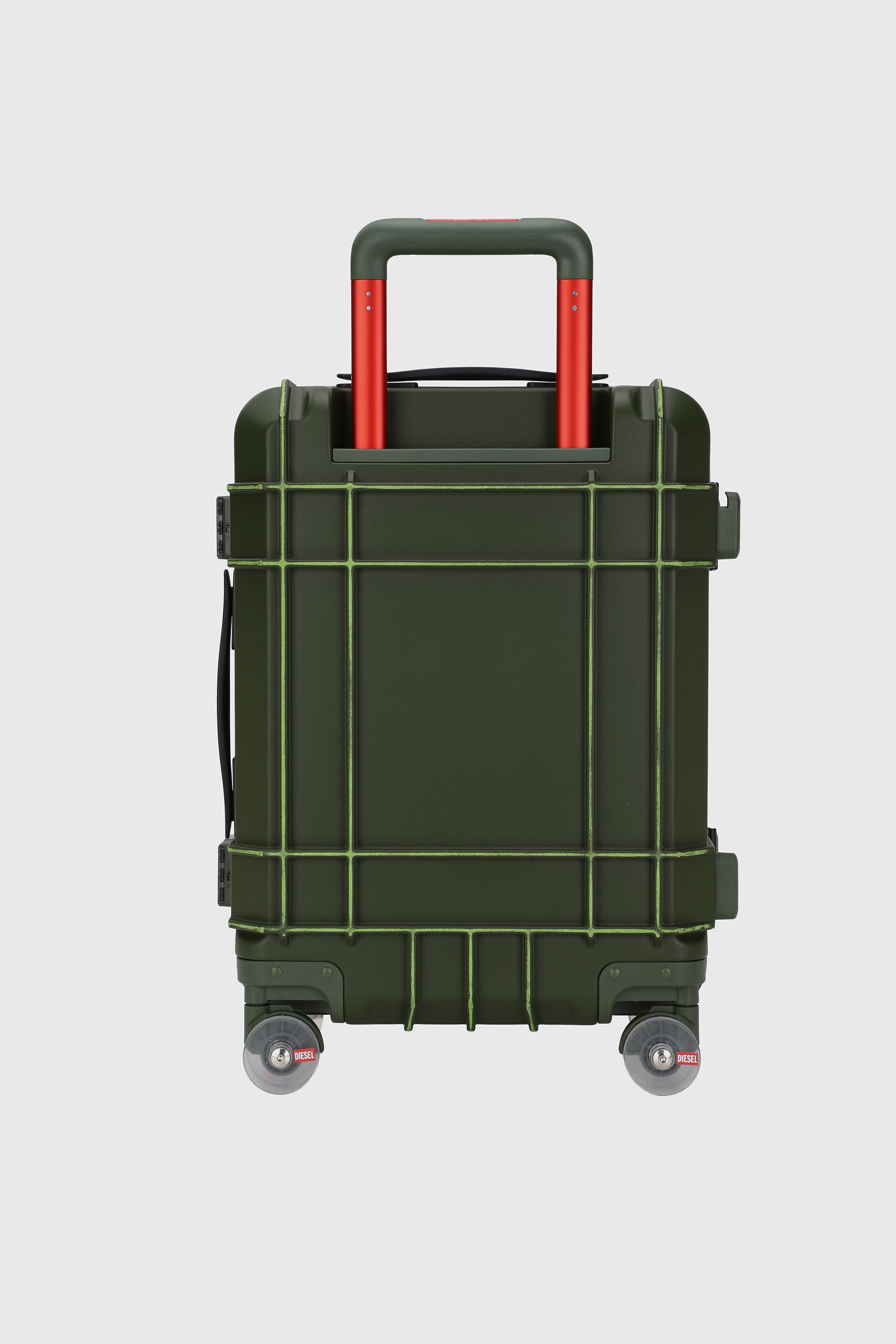 Diesel - DIESEL PC STRONG IMAGE TROLLEY- DSL003, Unisex's Rugged suitcase size S in Military Green - 2