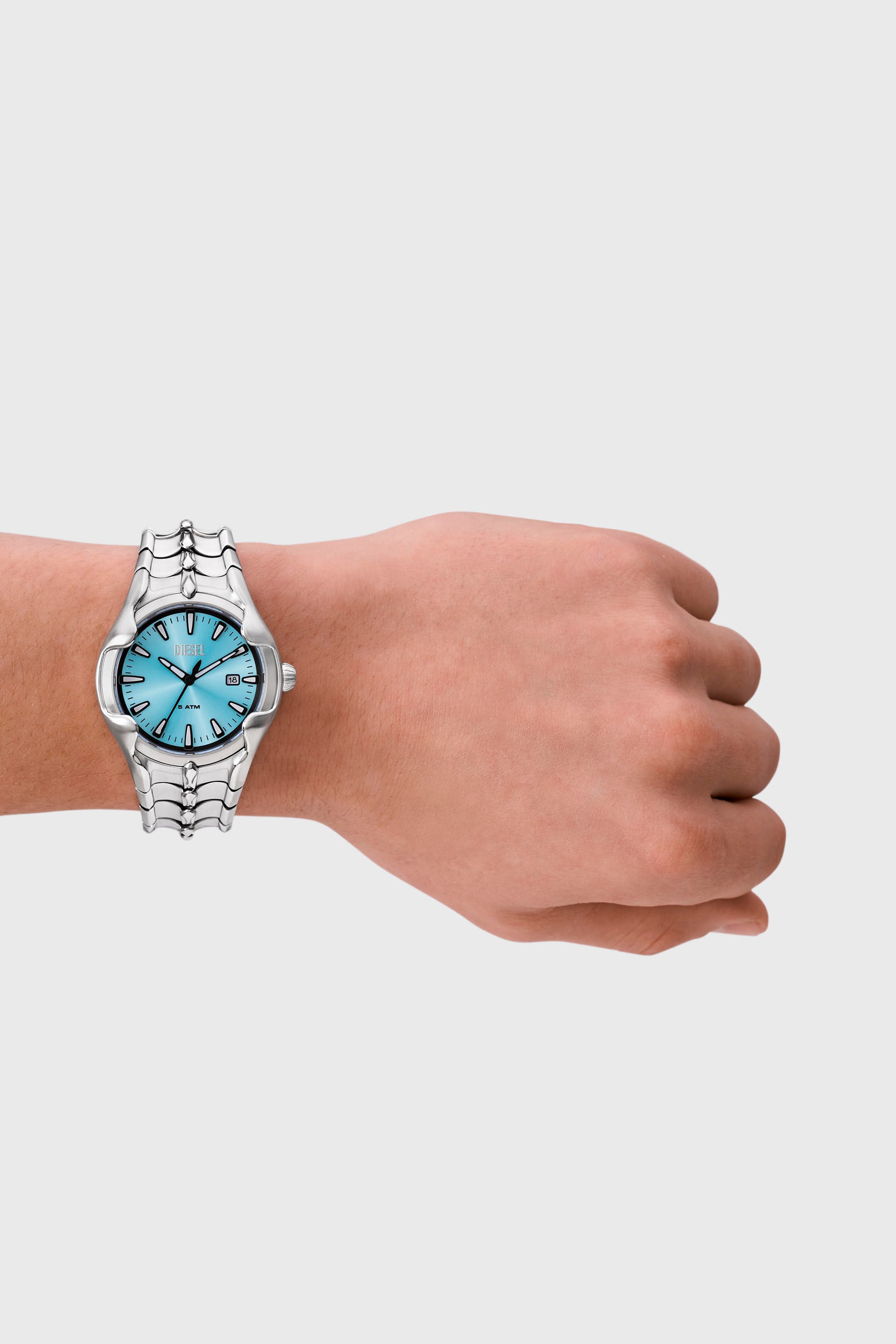 Diesel - DZ2200, Reloj Vert de acero inoxidable Hombre in Plateado - 5