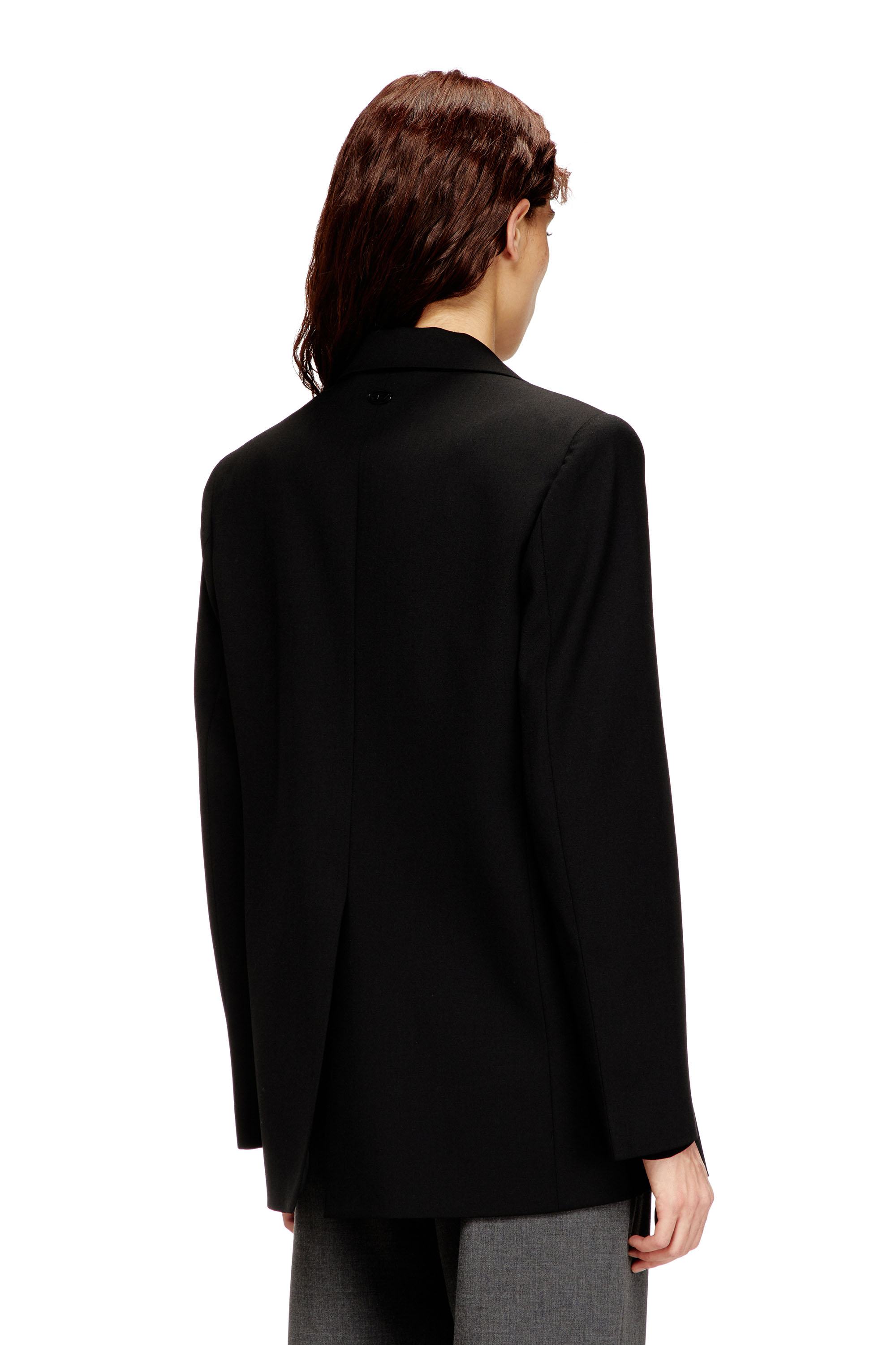 Diesel - G-KESS-R1, Woman's Blazer in wool blend in Black - 3