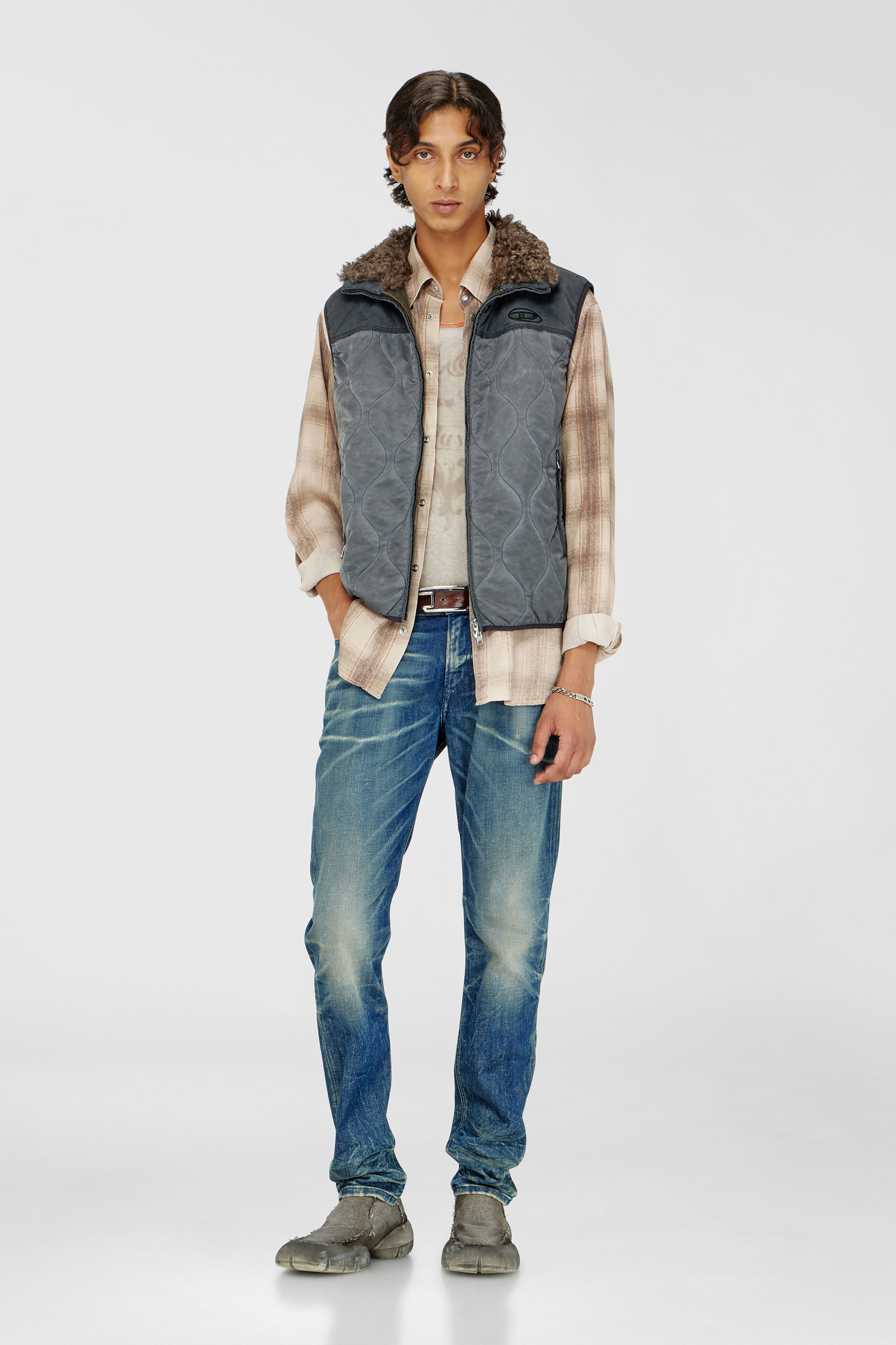 Diesel - Male's Skinny Jeans 1979 Sleenker 09P59, Medium Blue - 1