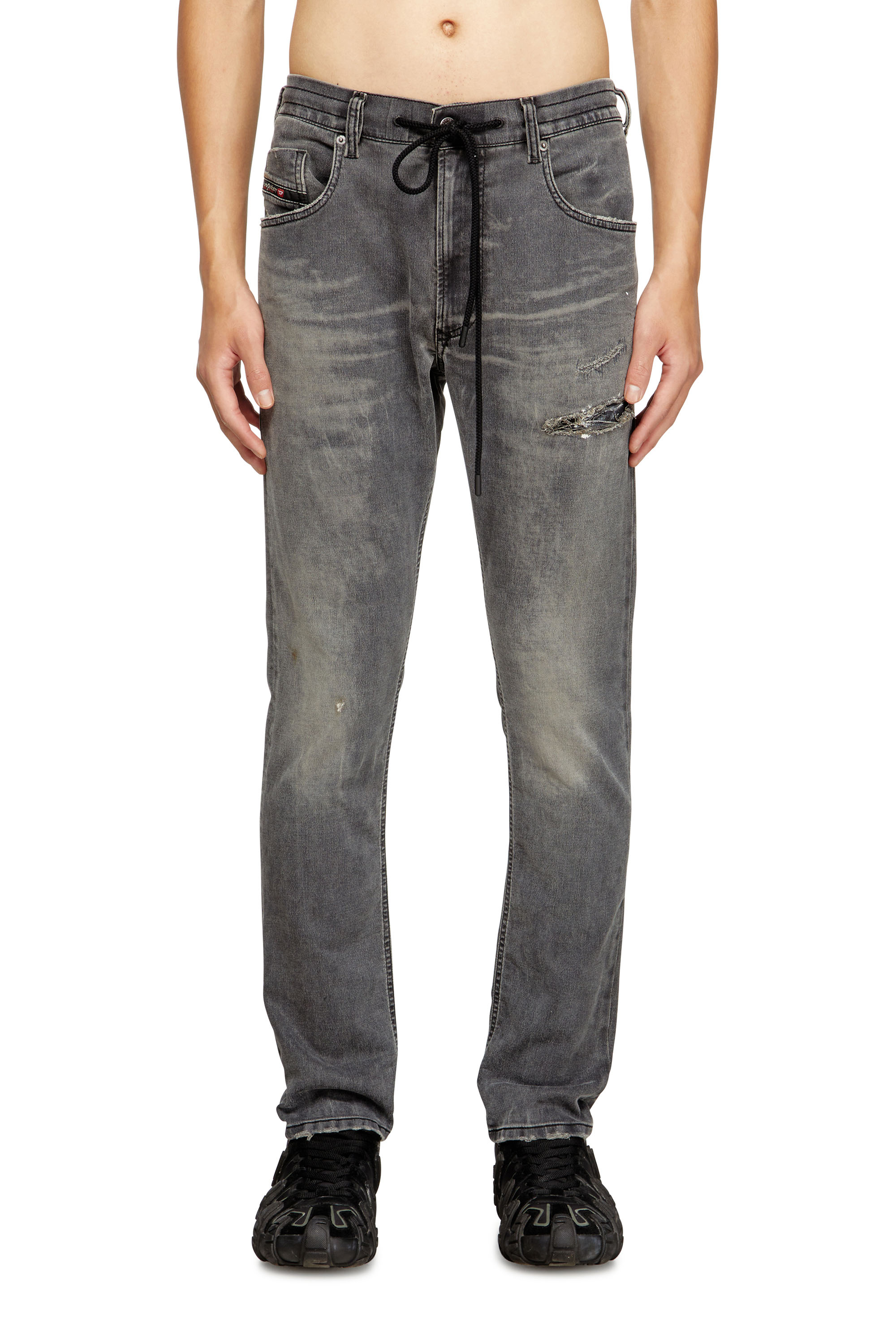 Diesel - Male's Regular 2032 D-Krooley Joggjeans® 068SB, Black/Dark Grey - 1