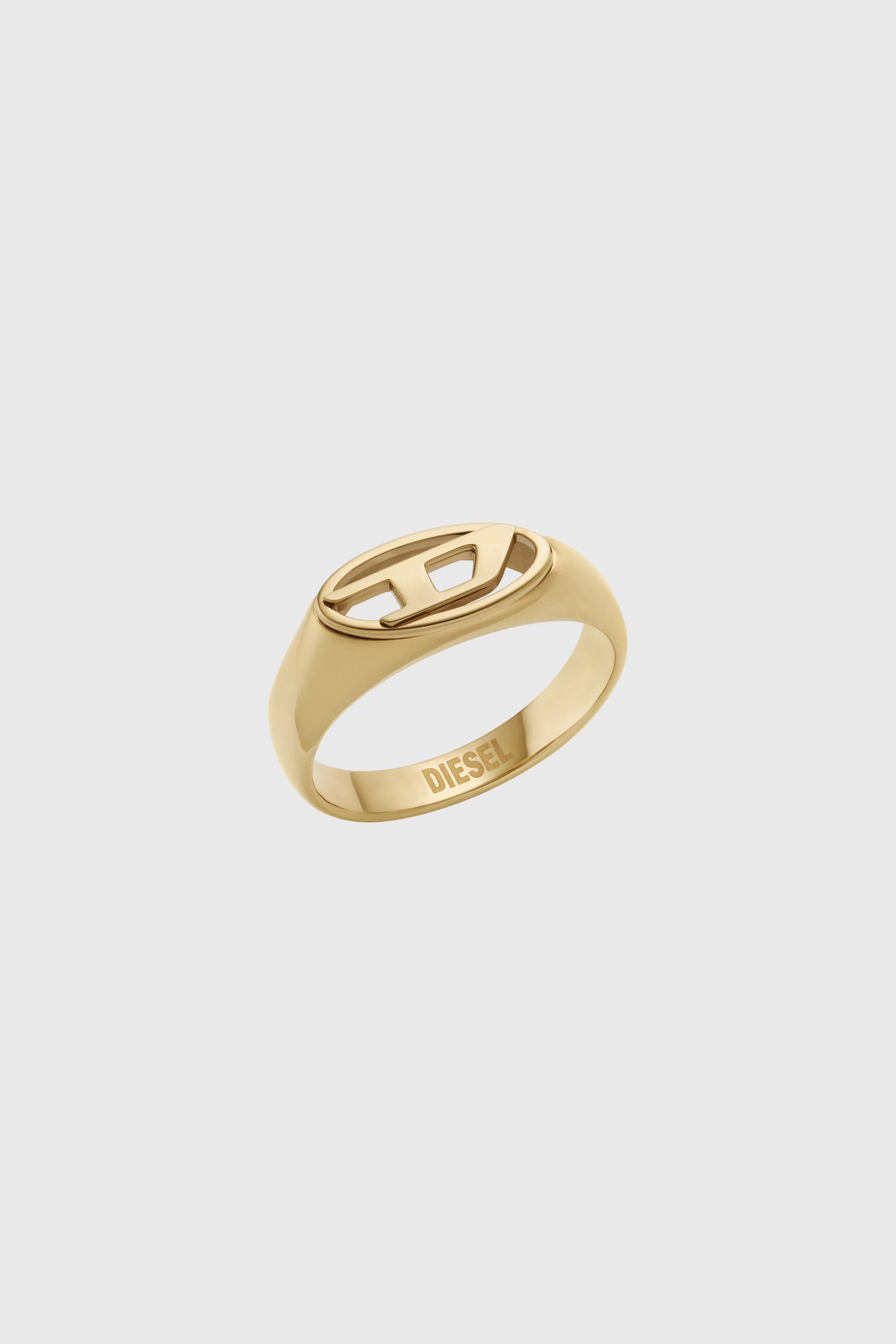 Diesel - DX1588710 JEWEL, Anillo de sello de acero inoxidable en tono dorado Unisex in Dorado - 1