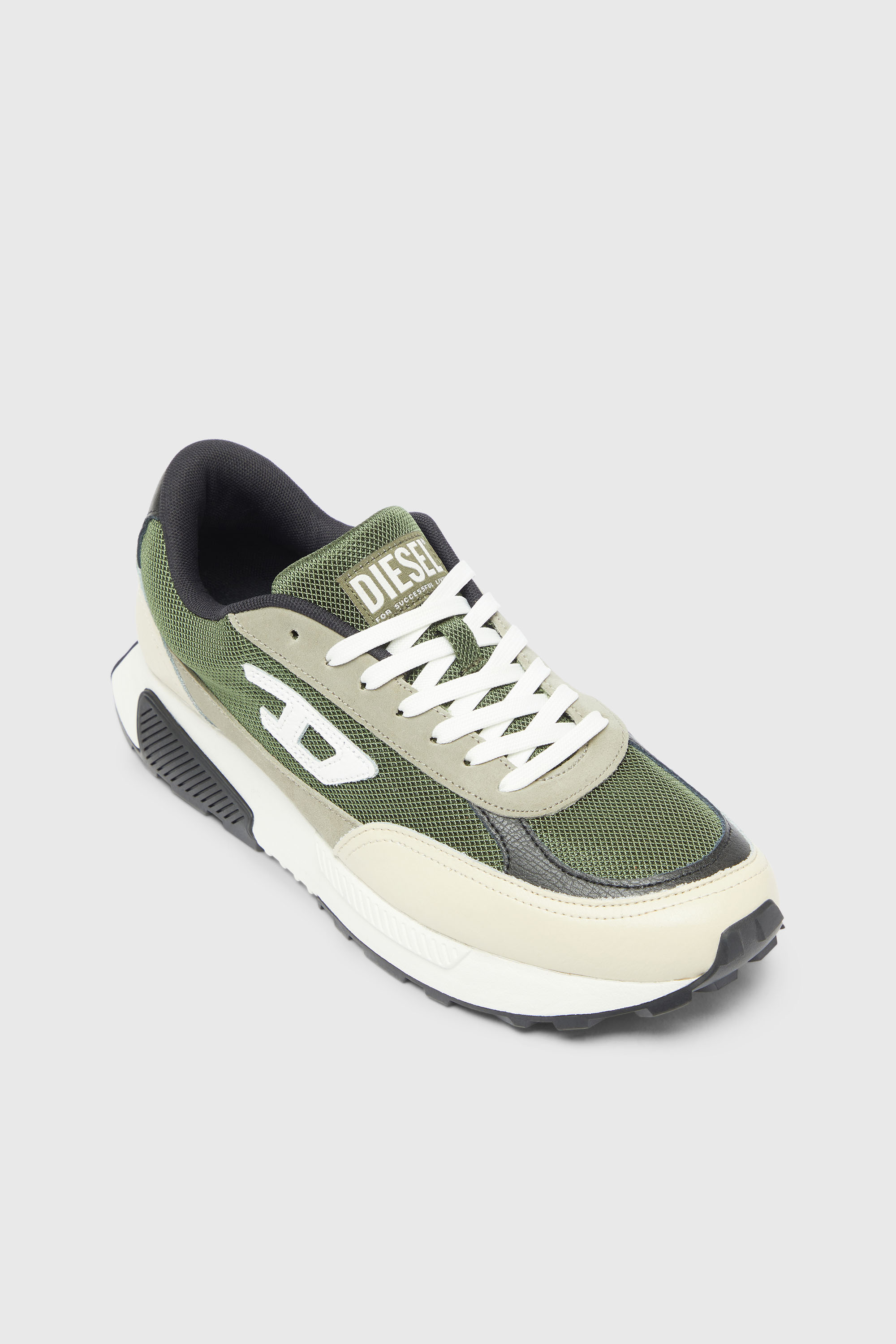 Diesel - S-TAME D-UP, S-Tame-D - Zapatillas con detalles de ante y malla Hombre in Multicolor - 6