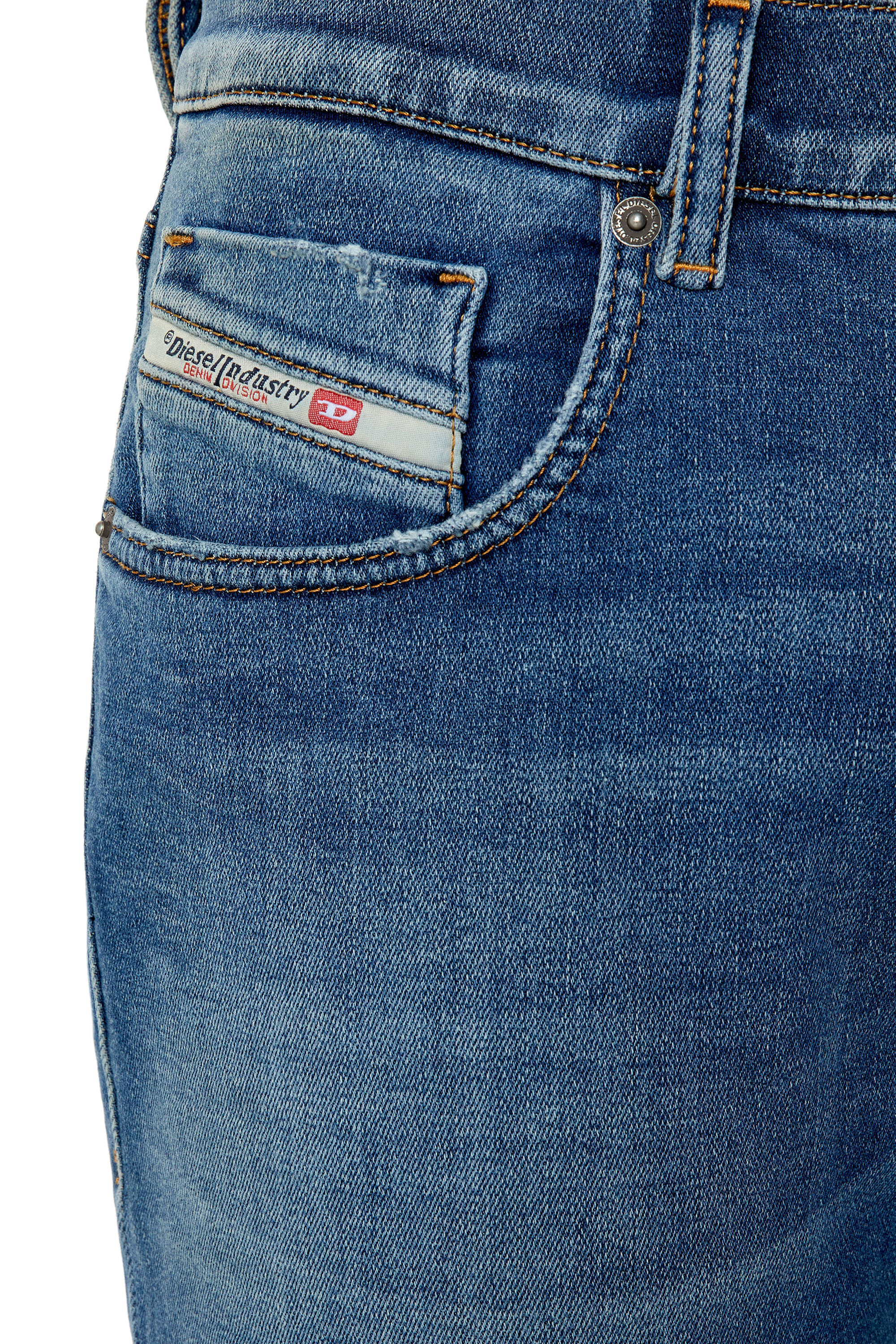 D-STRUKT-Z-T Man: Slim Medium blue Jeans | Diesel