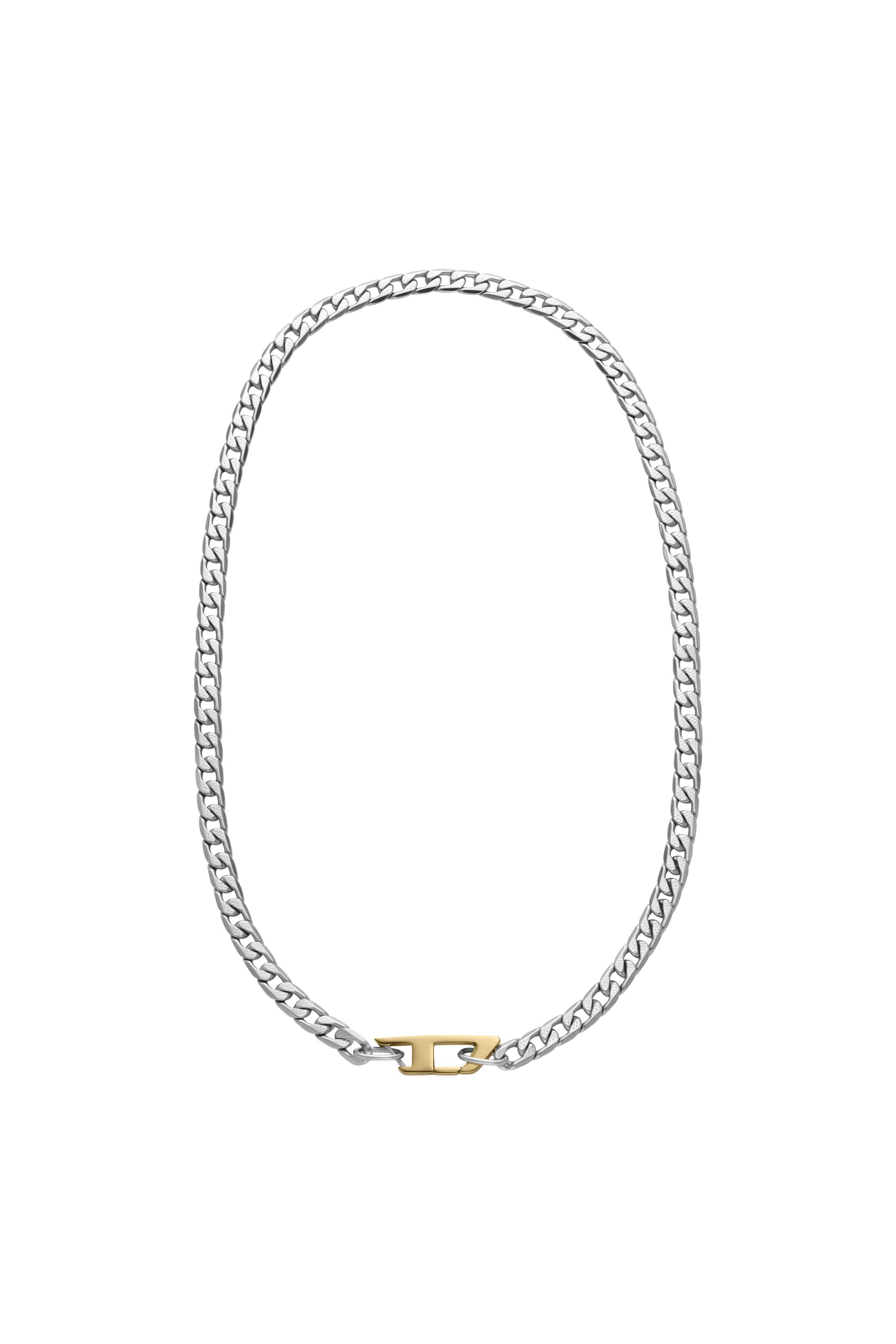 Diesel - DX1343, Unisex's Stainless steel chain necklace in Silver - 1