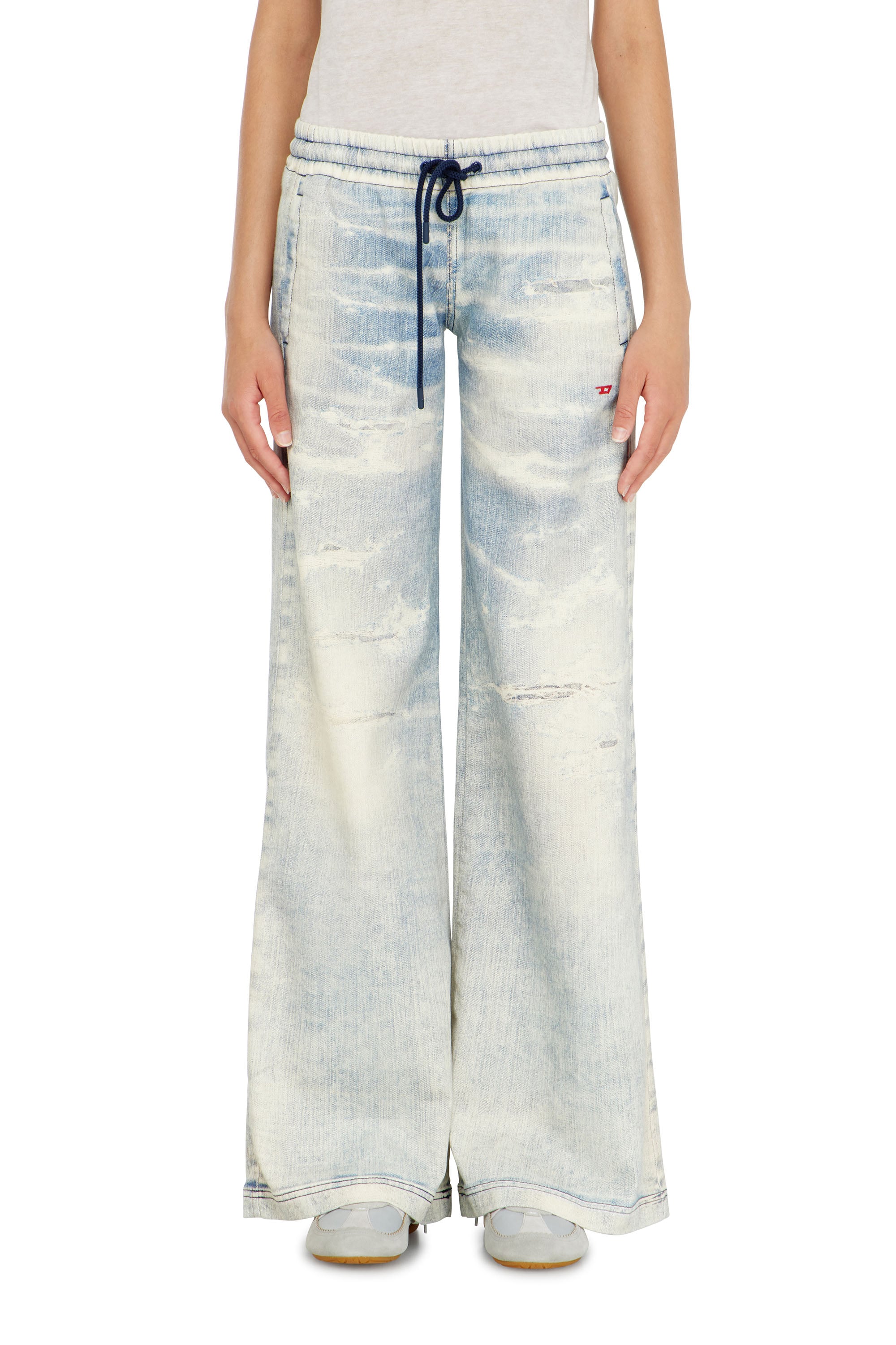 Diesel - Woman's Relaxed 2078 D-Ainty Joggjeans&reg; 068XM, Light Blue - 2