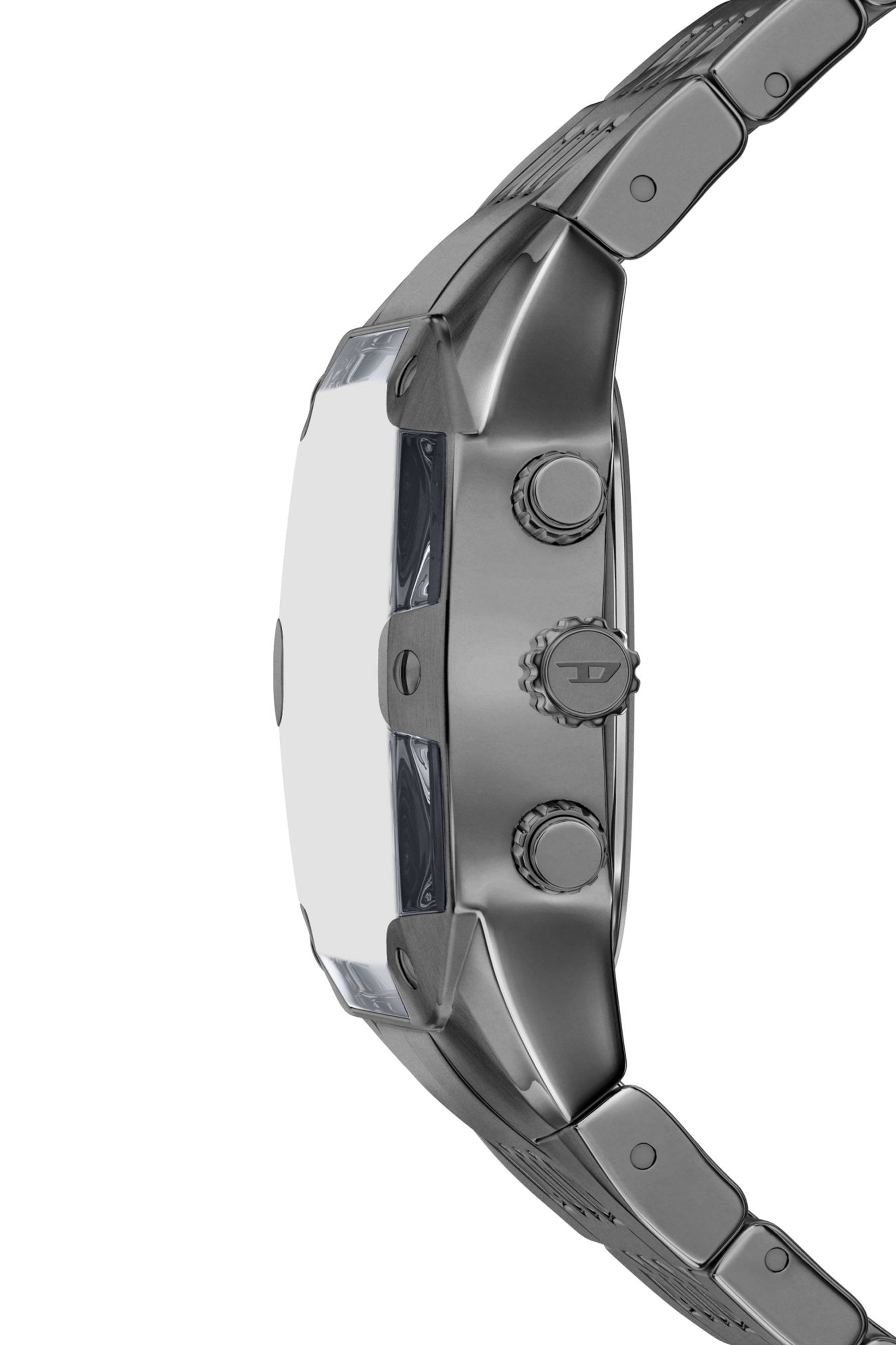 Diesel - DZ4717 WATCH, Reloj Spiked Cushion de acero inoxidable color gunmetal Hombre in Gris - 3